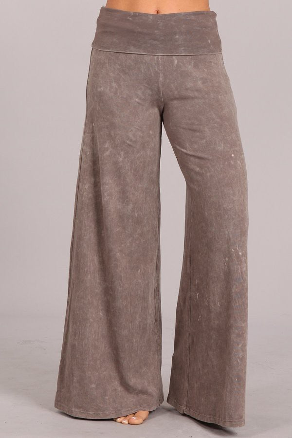 •BIANCA• cotton blend wide leg pants (USA)