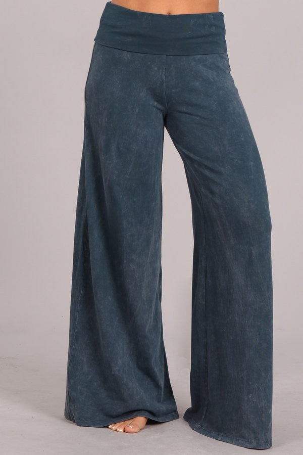•BIANCA• cotton blend wide leg pants (USA)