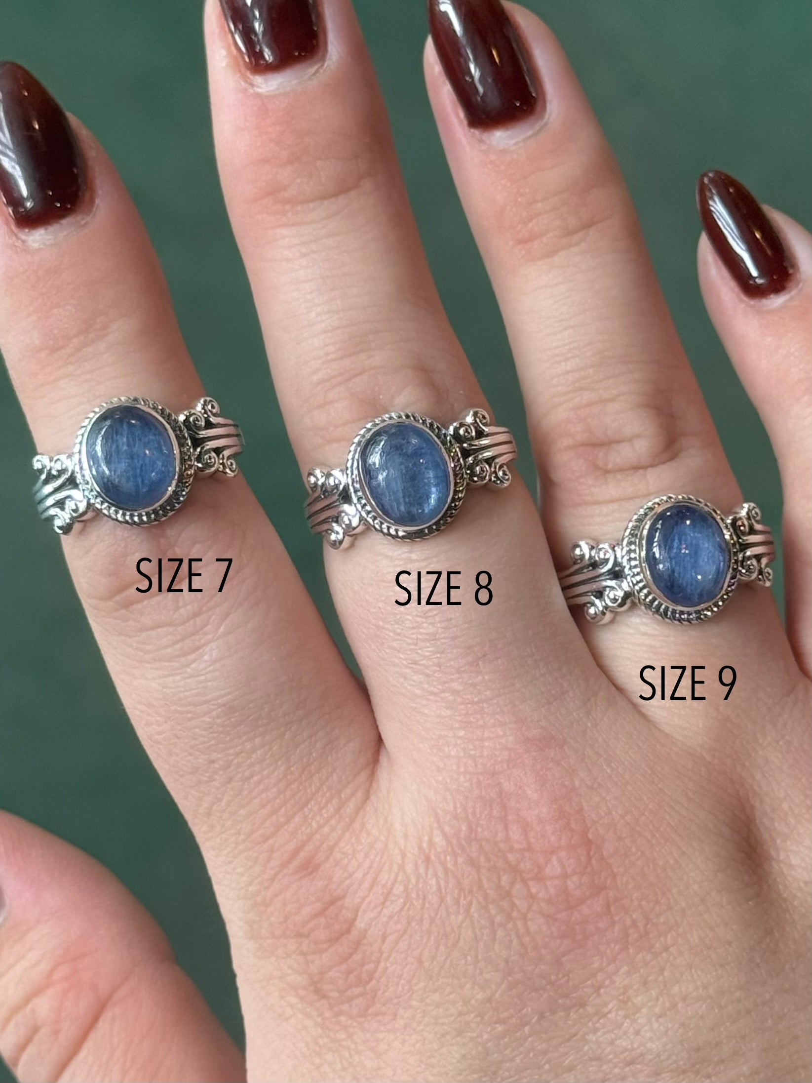•KYANITE - GALE• sterling silver ring (various sizes)