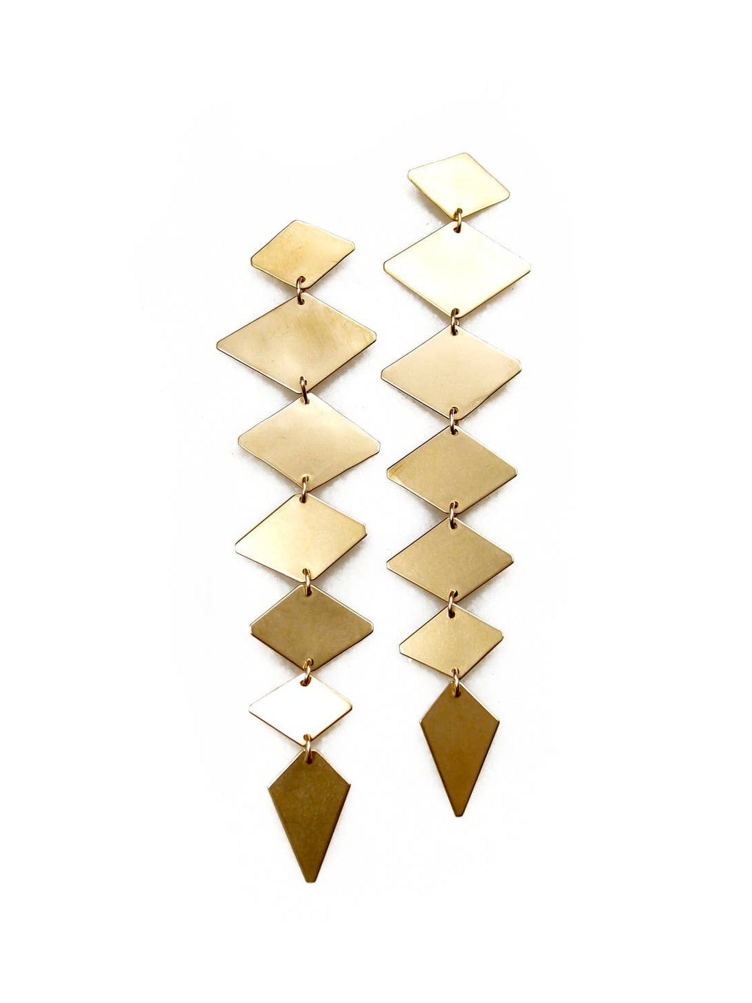 •DIAMOND LINA• gold post earrings