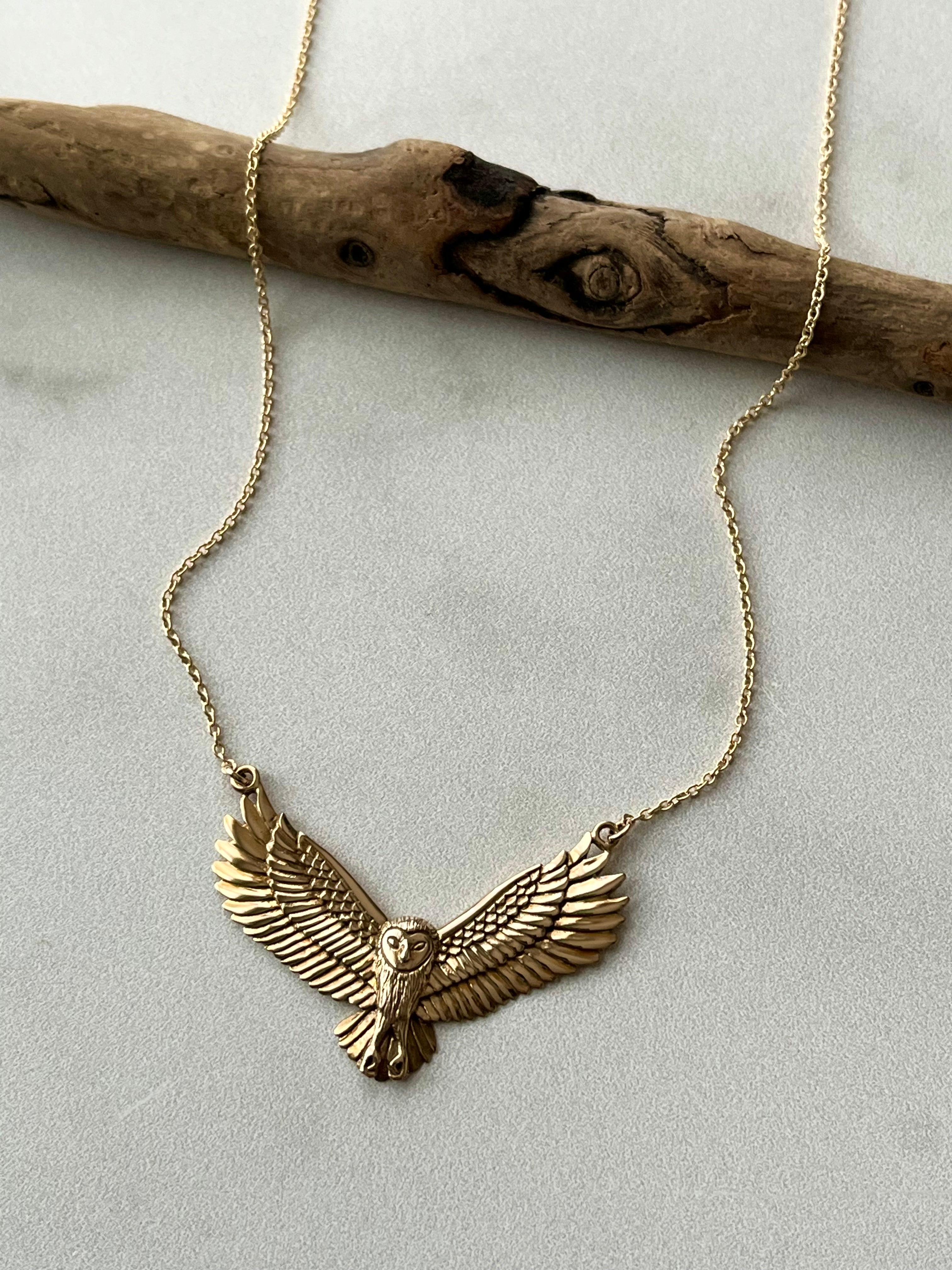 •NIGHT FLIGHT• gold necklace