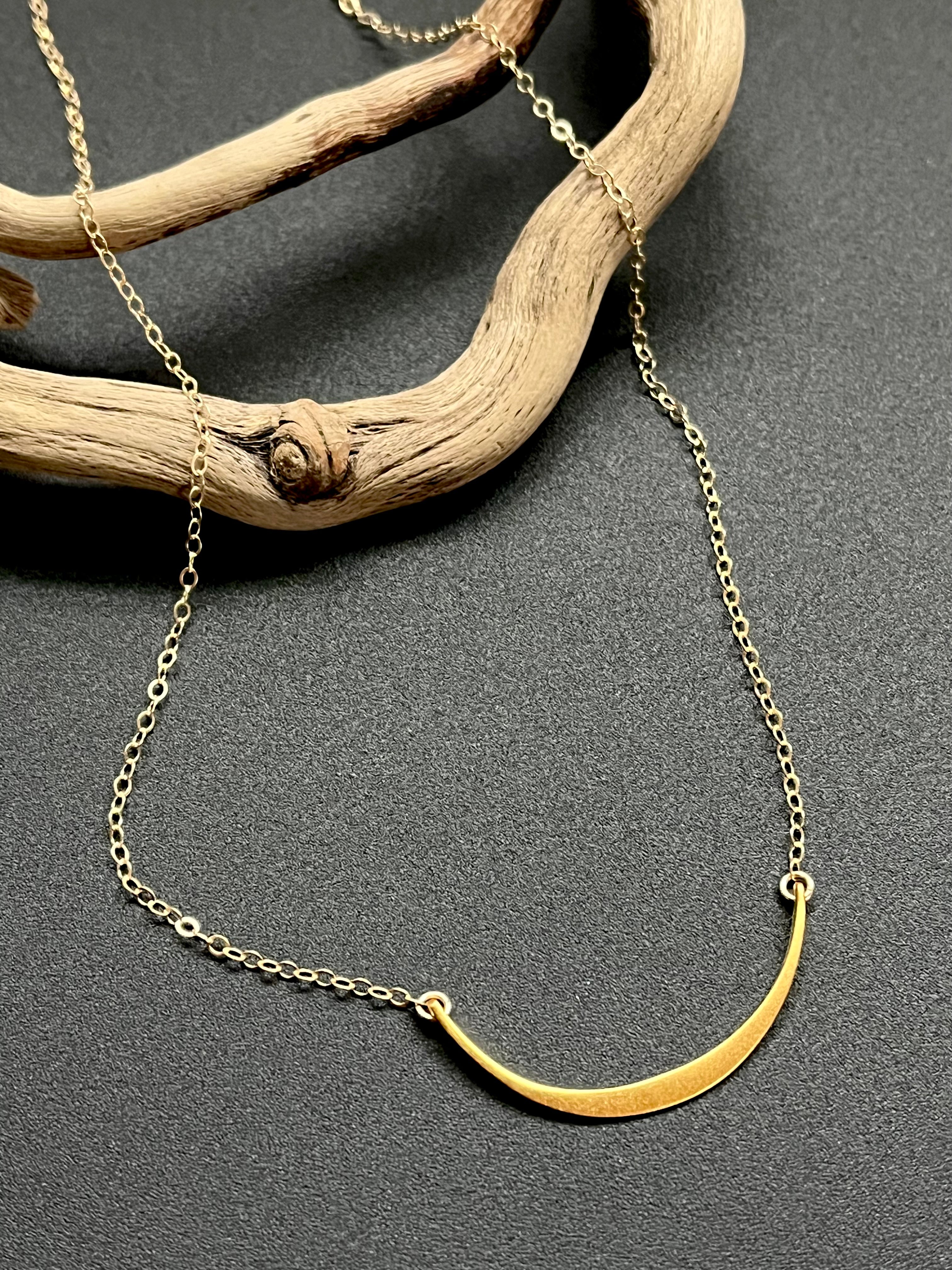 •SMILE•  gold necklace