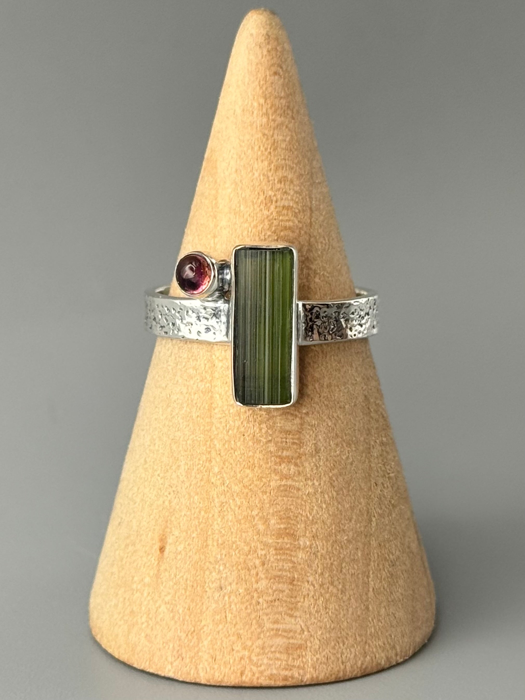 •TOURMALINE - LIL' IO• sterling silver ring (various sizes)
