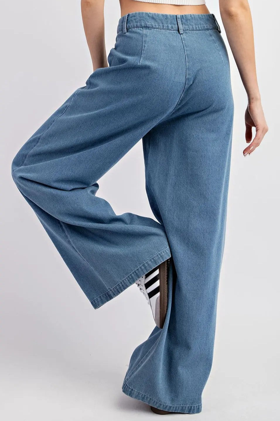 •MILA• wide leg denim pants