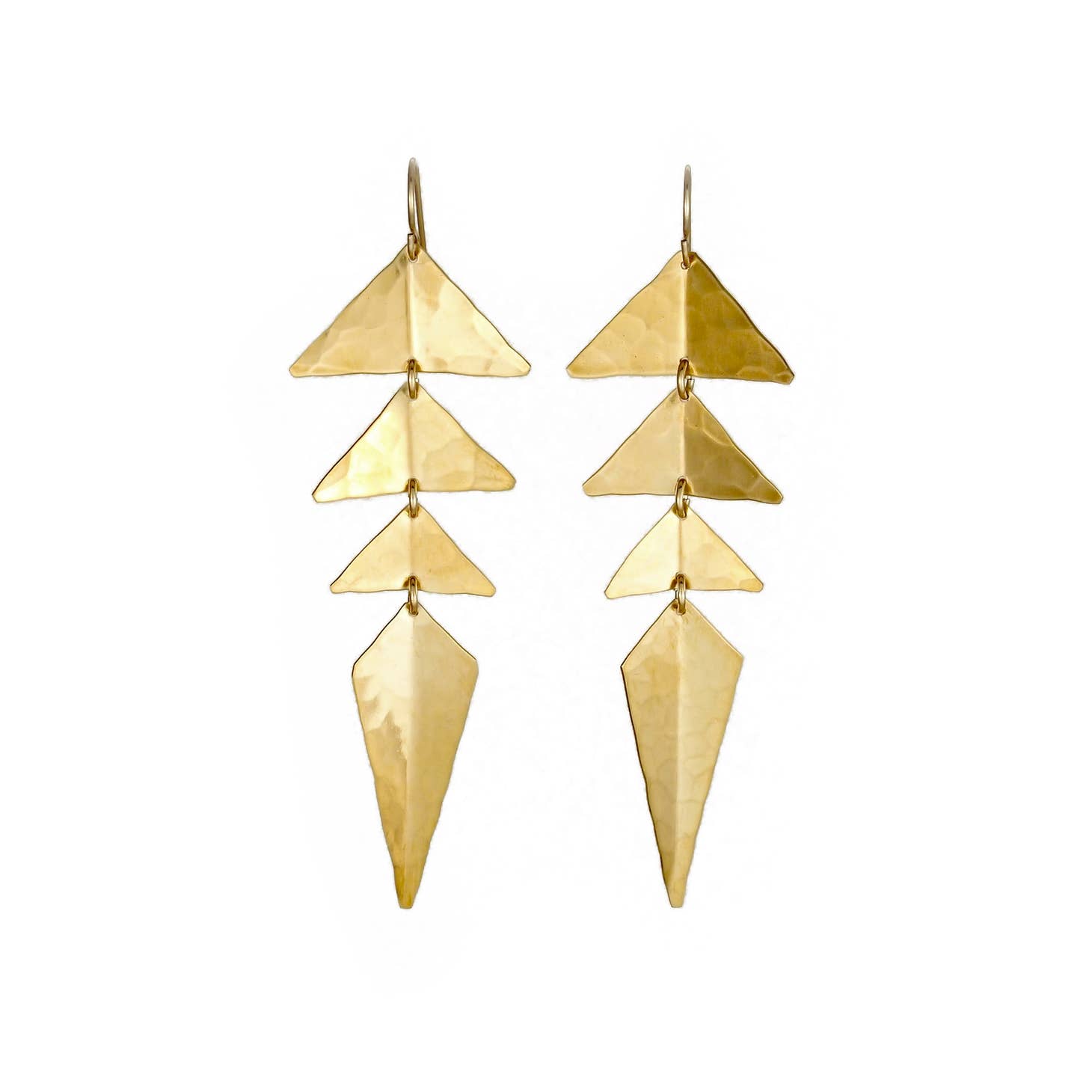 • MOKI • gold dangle earrings