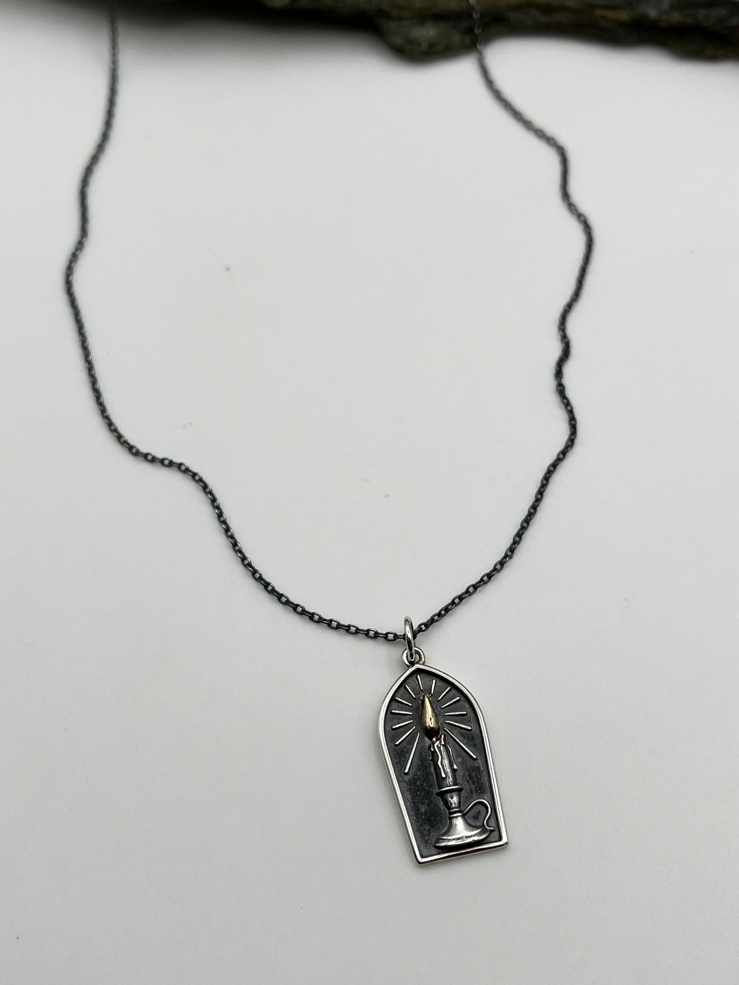 •MEMORIA• mixed metal necklace