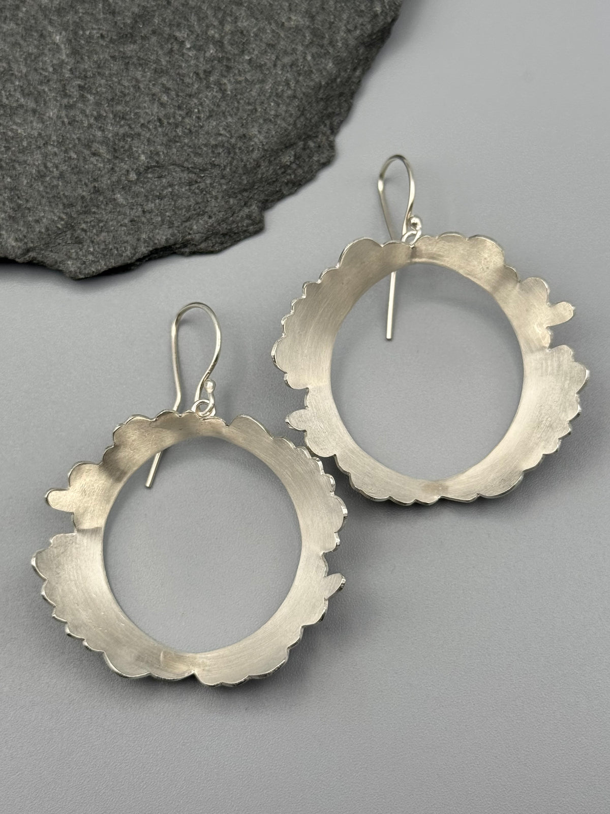 •CLOUD• sterling silver dangle earrings