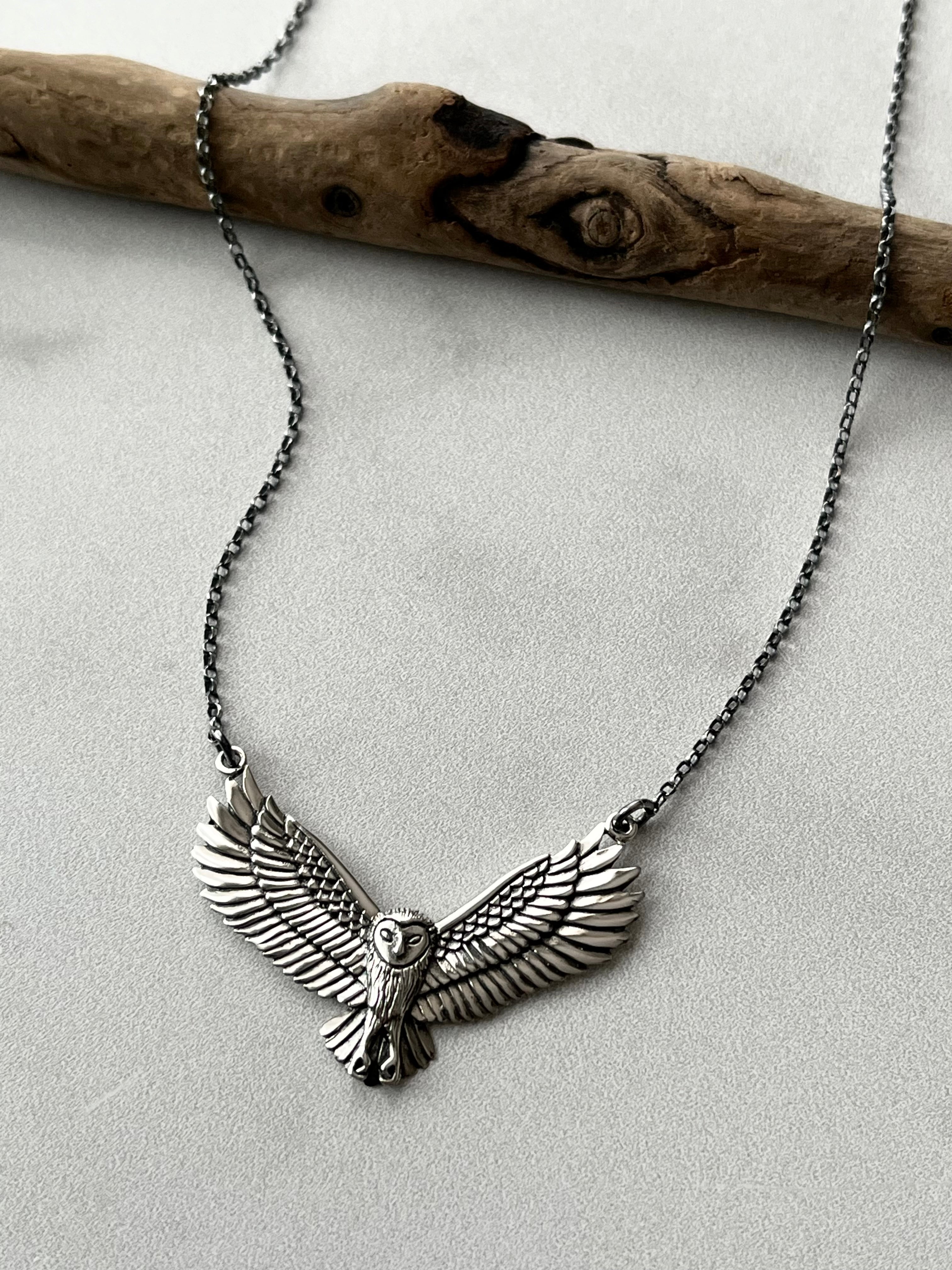 •NIGHT FLIGHT•  silver necklace