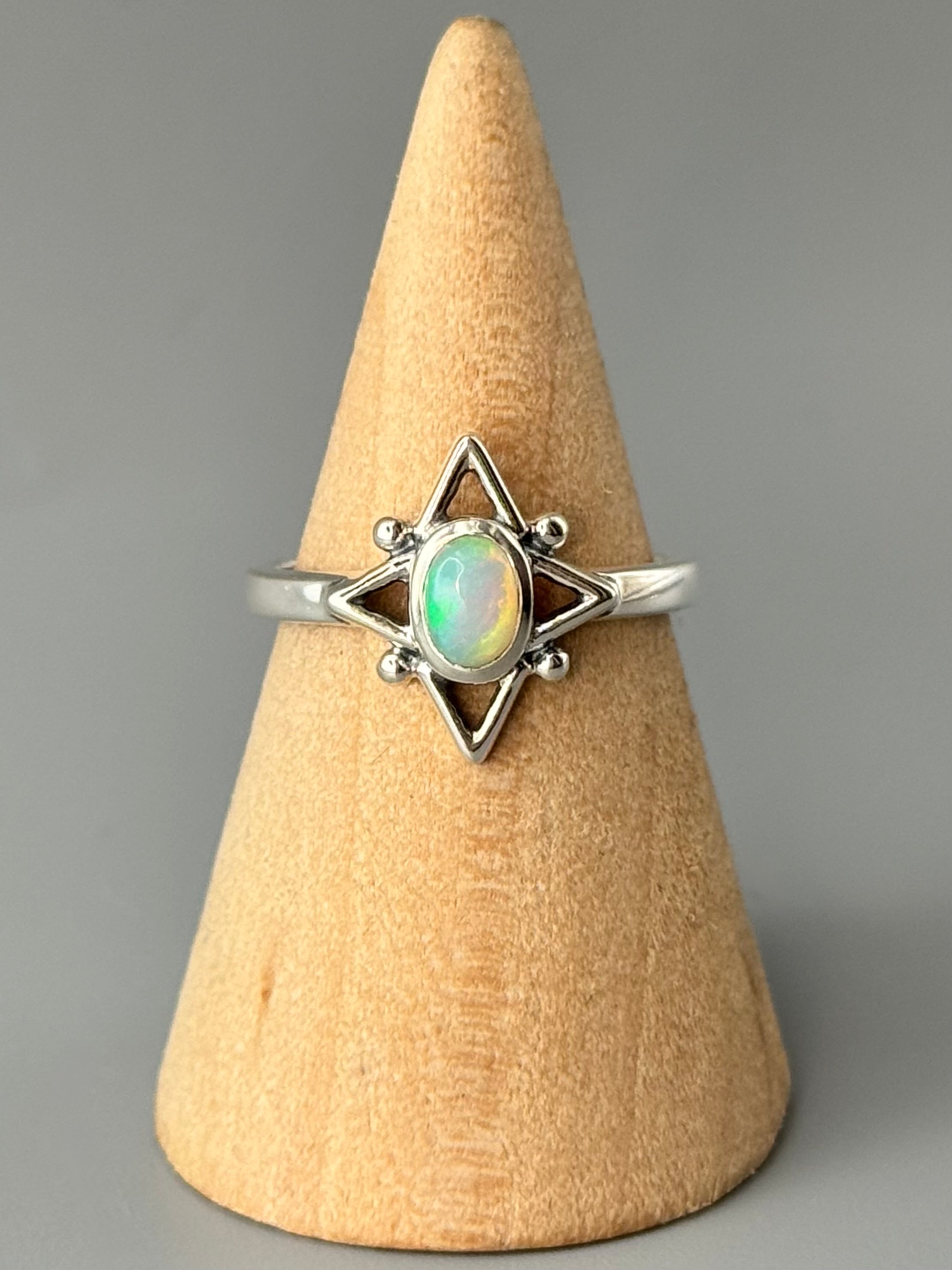 •ETHIOPIAN OPAL - POLARIS• sterling silver ring (various sizes)