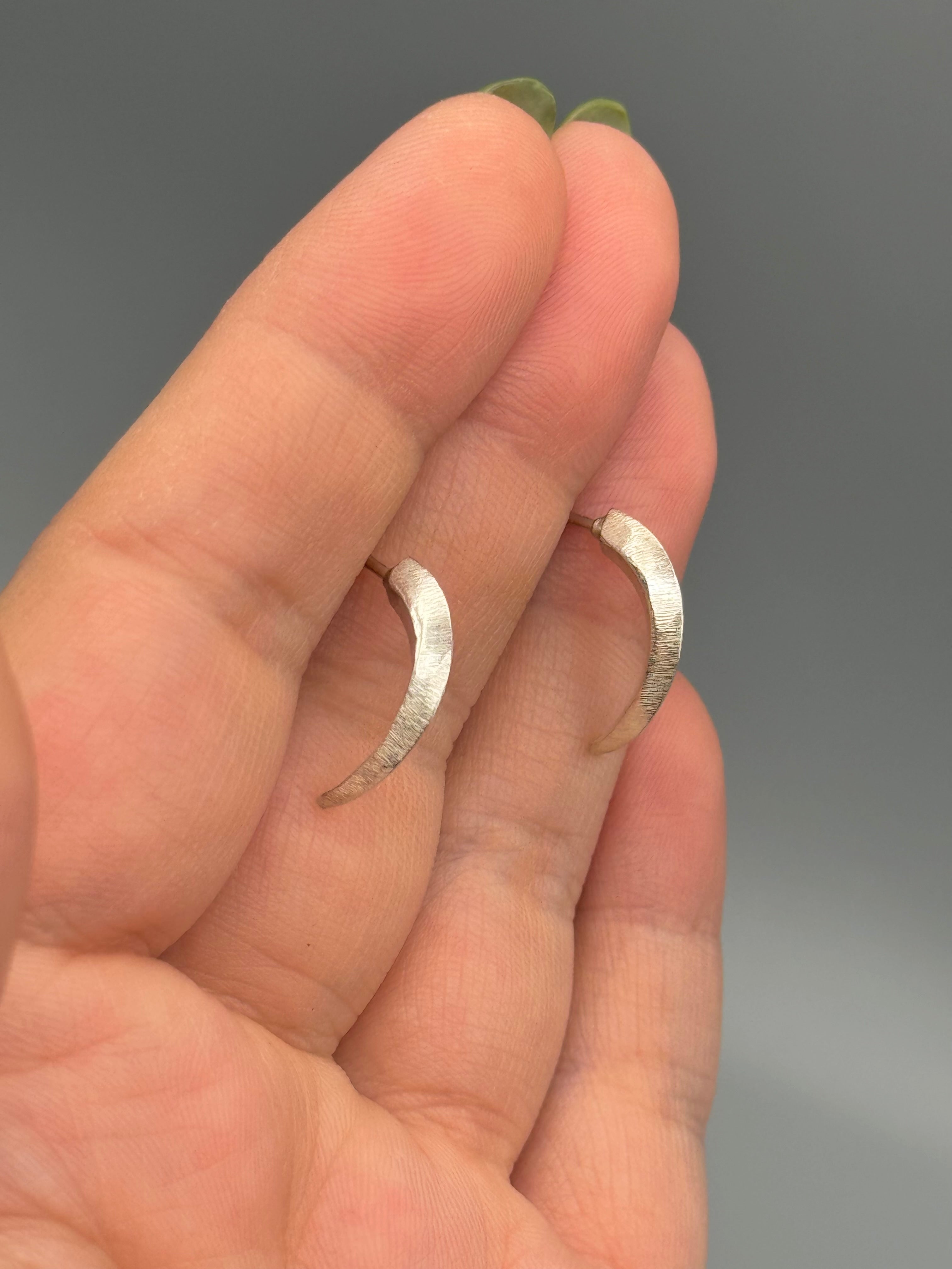 •TALON• sterling silver post earrings