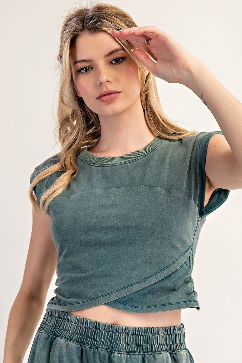 •NOVA• comfy cotton blend top