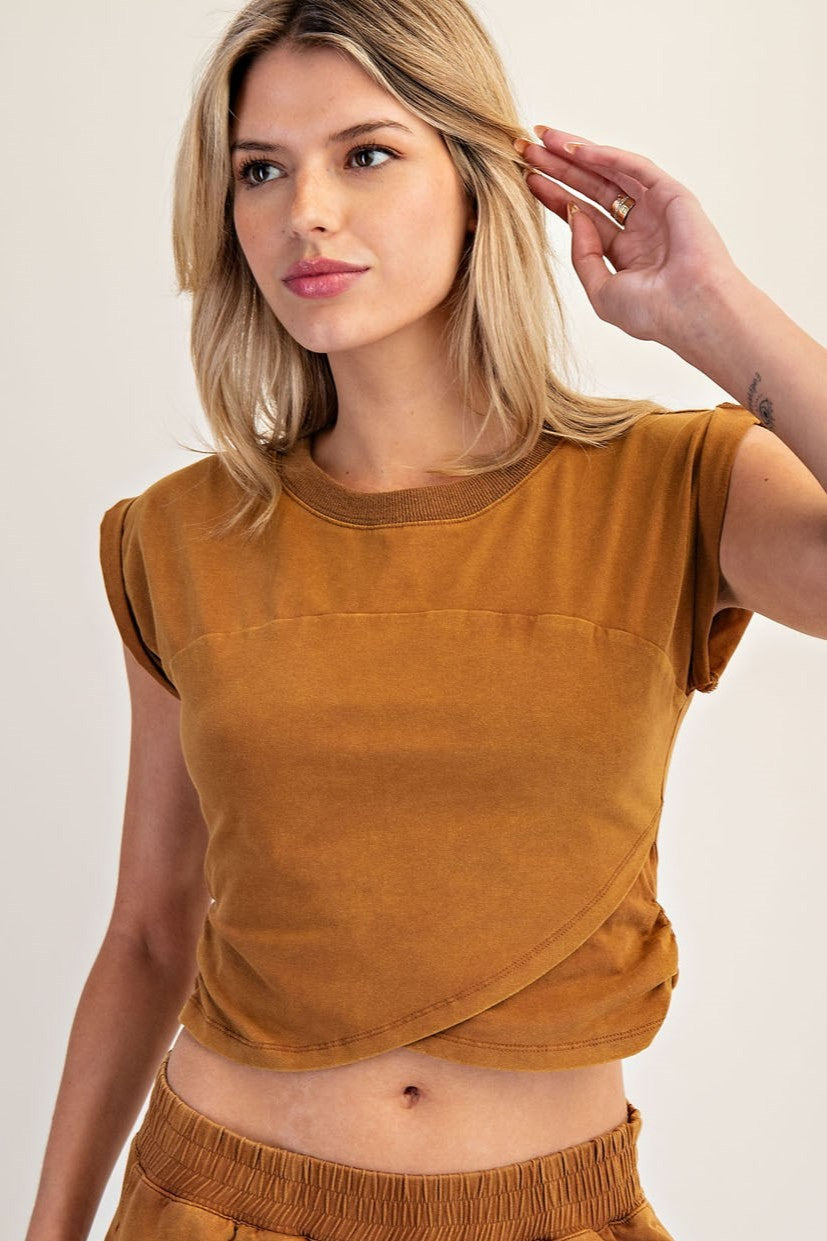 •NOVA• comfy cotton blend top