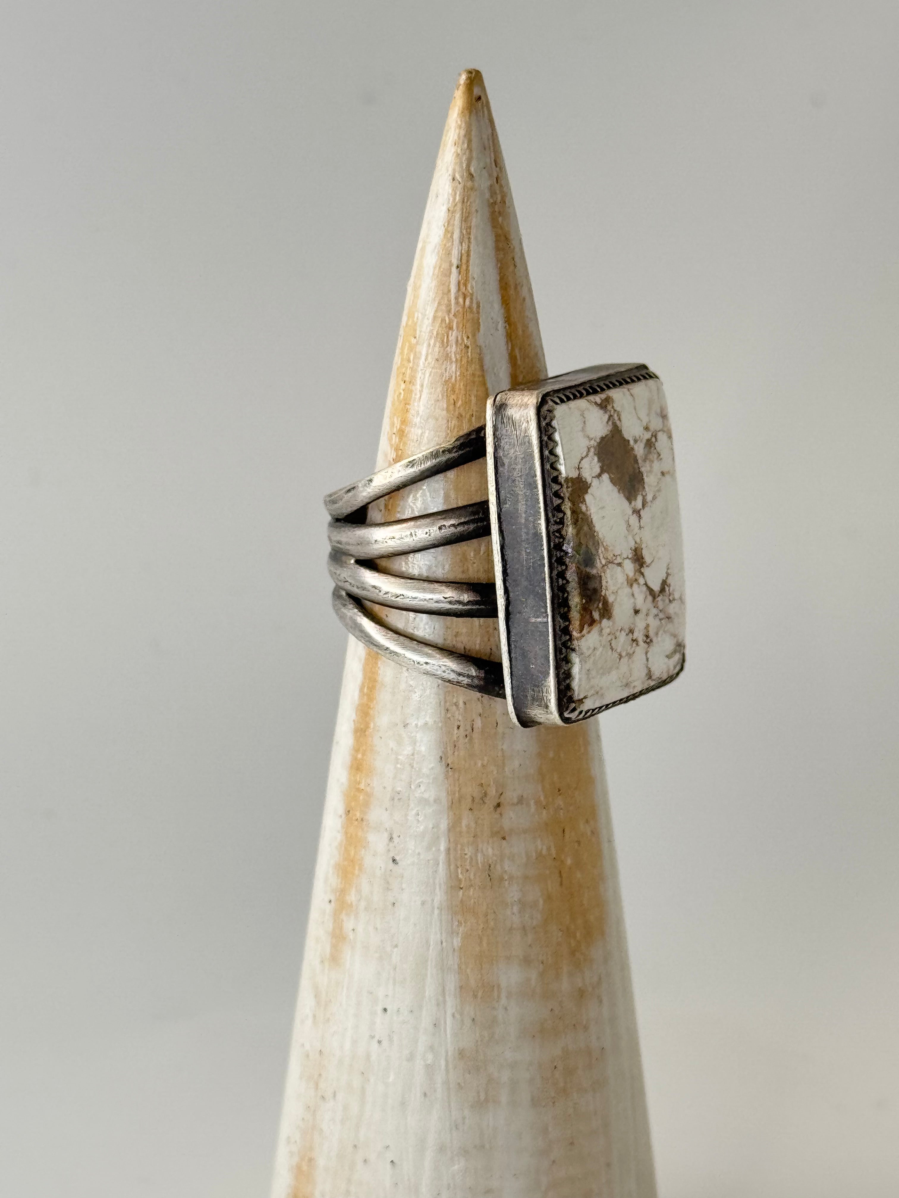 •MESA• wild horse + silver ring (size 7.25)