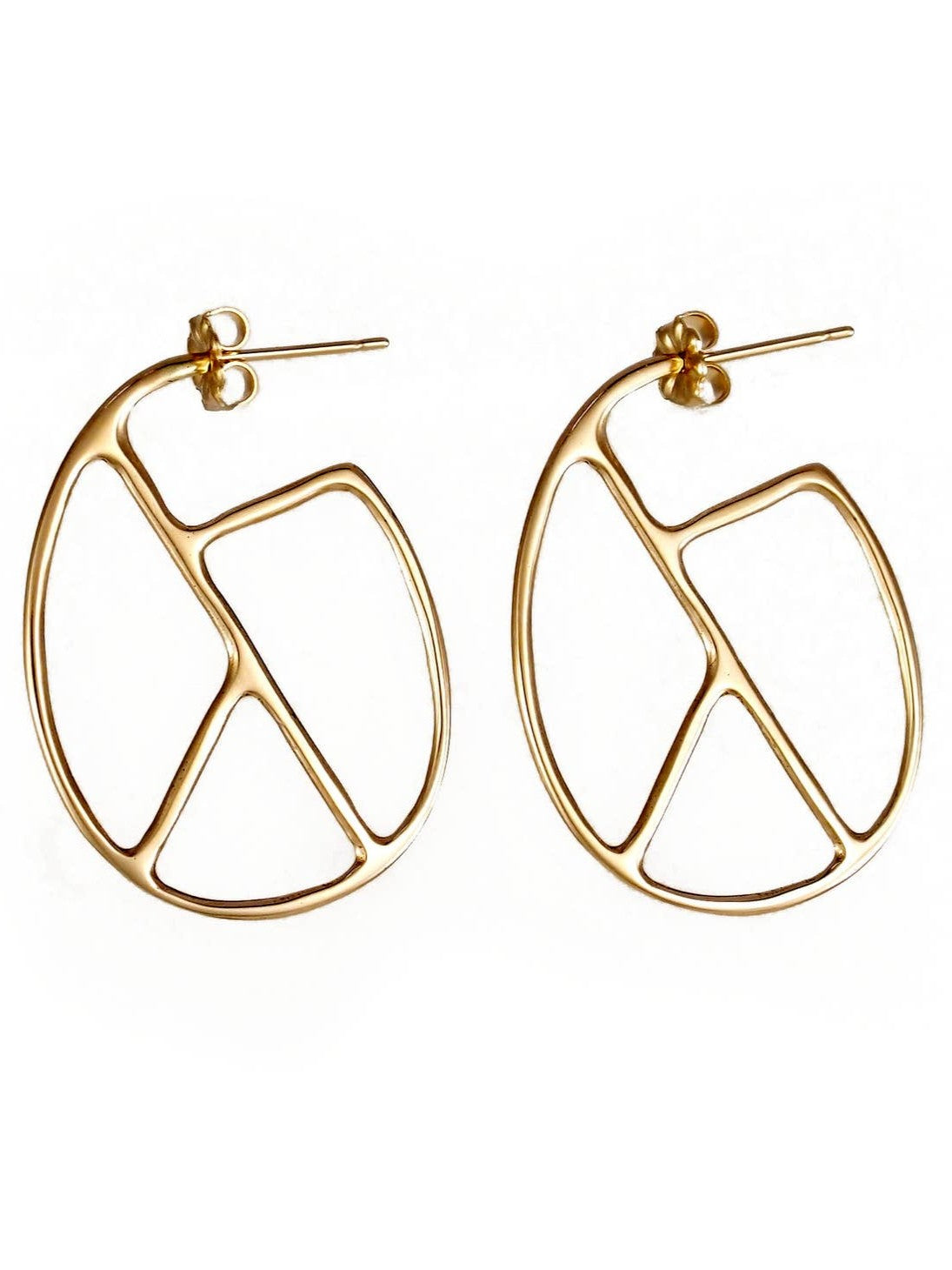 •ONDA• gold hoop earrings