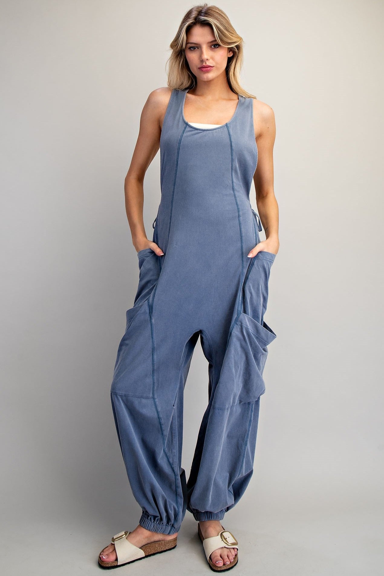 •ROWAN• cotton blend jumpsuit