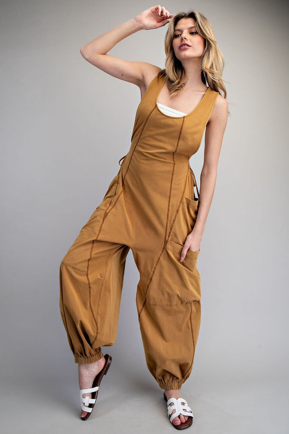 •ROWAN• cotton blend jumpsuit
