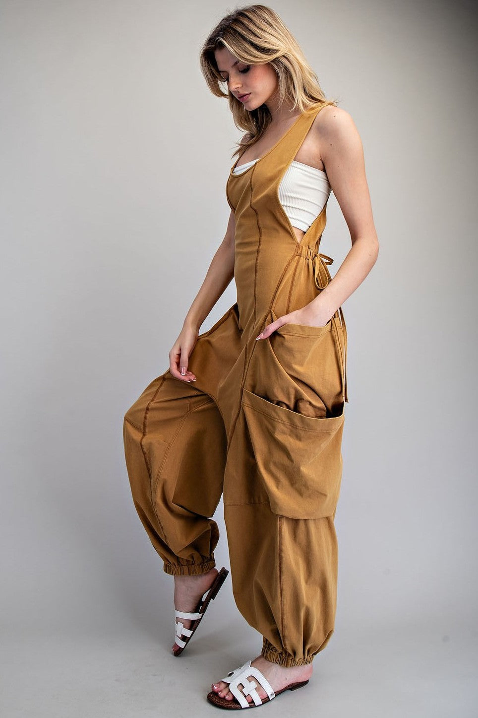 •ROWAN• cotton blend jumpsuit