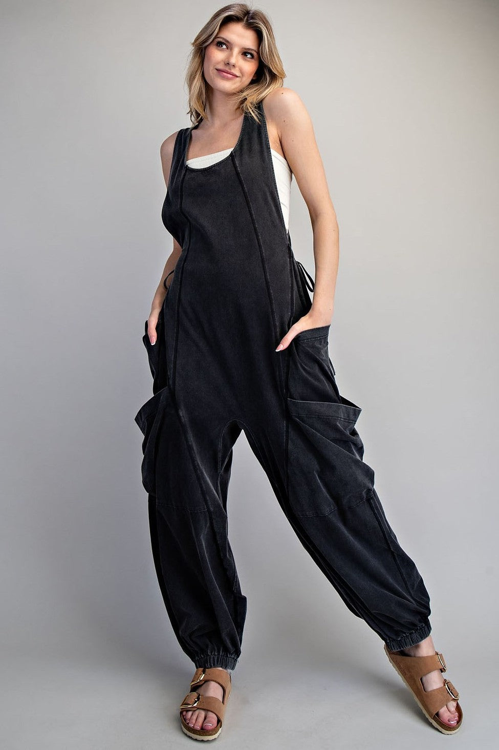 •ROWAN• cotton blend jumpsuit