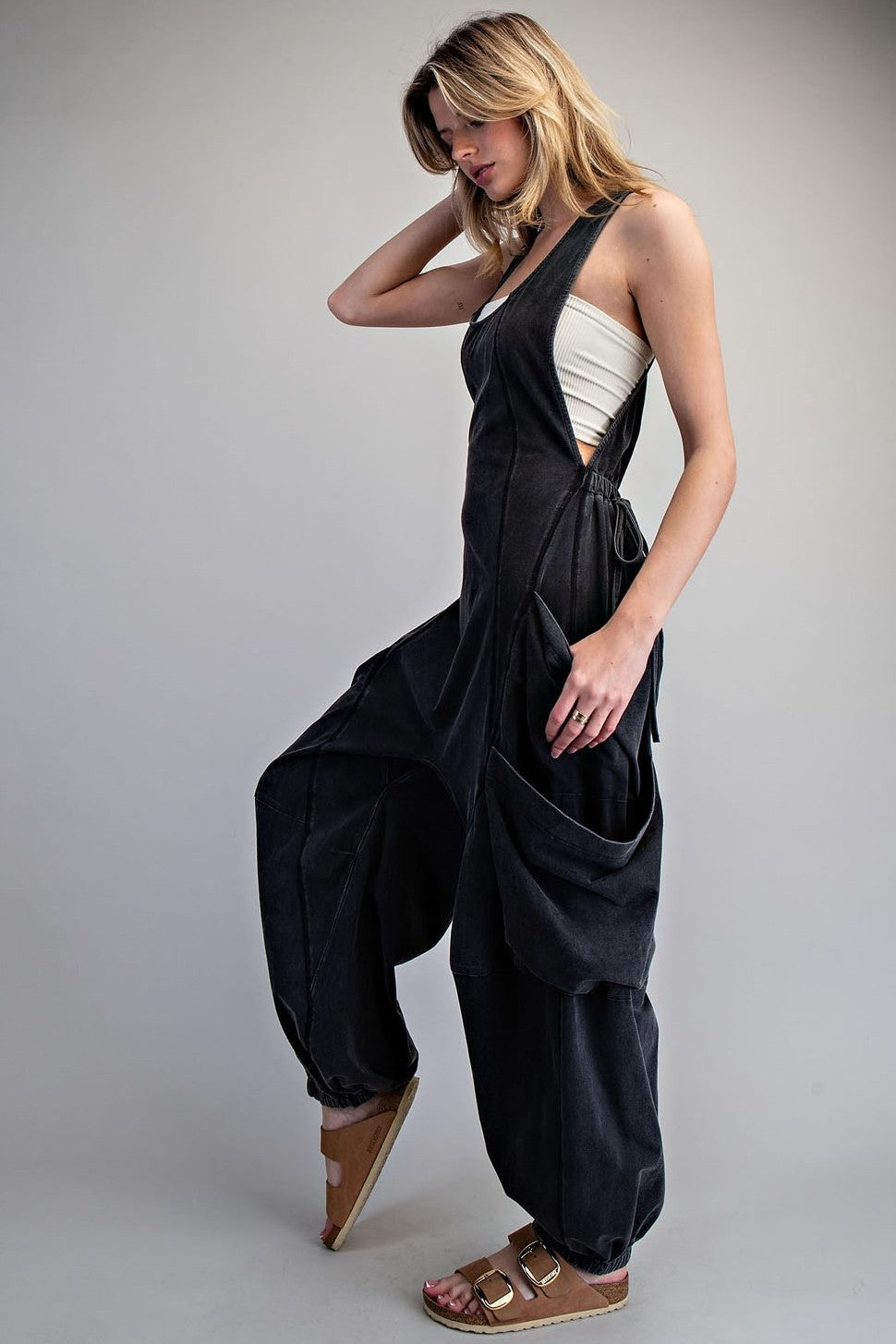 •ROWAN• cotton blend jumpsuit