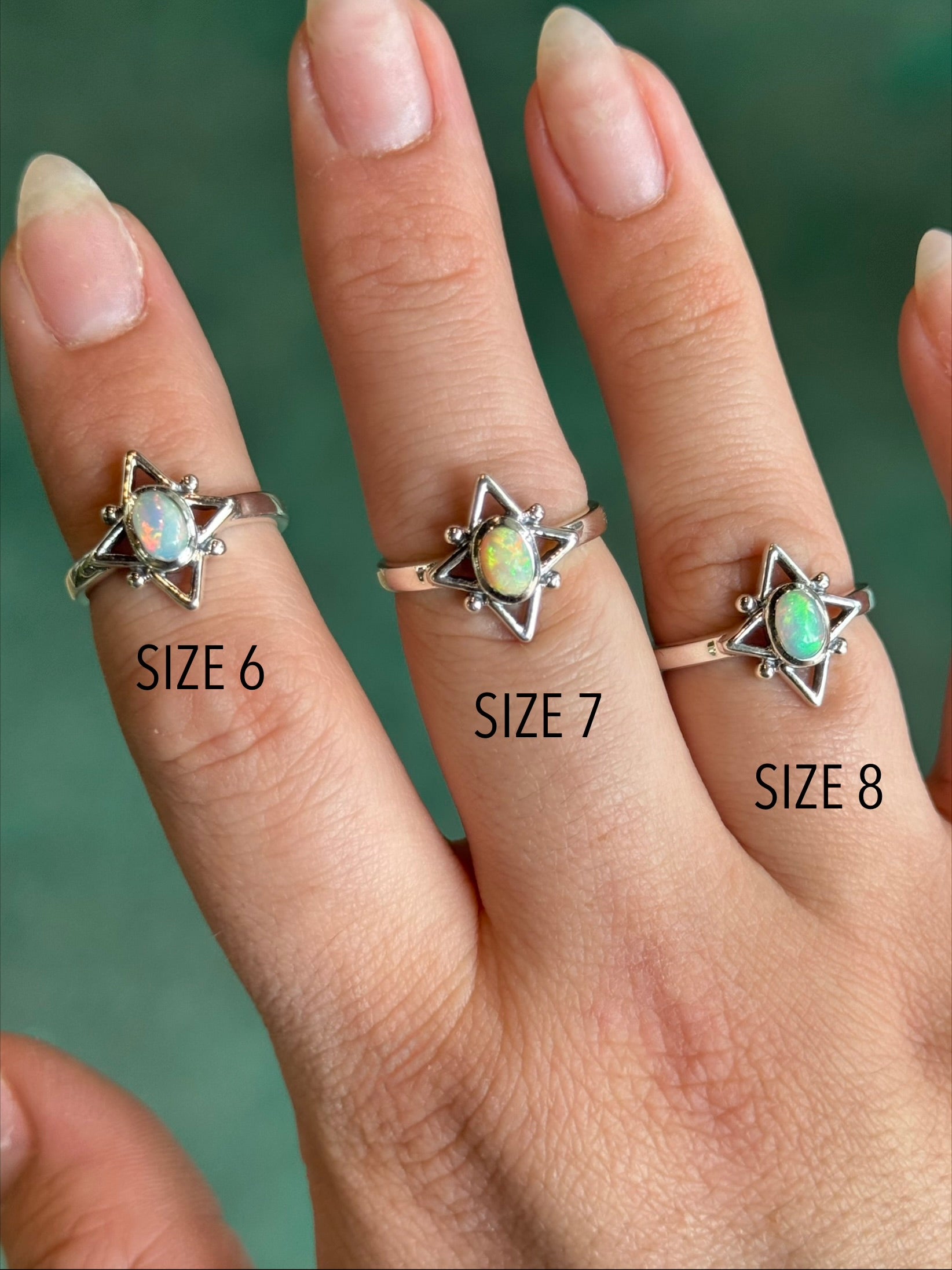 •ETHIOPIAN OPAL - POLARIS• sterling silver ring (various sizes)