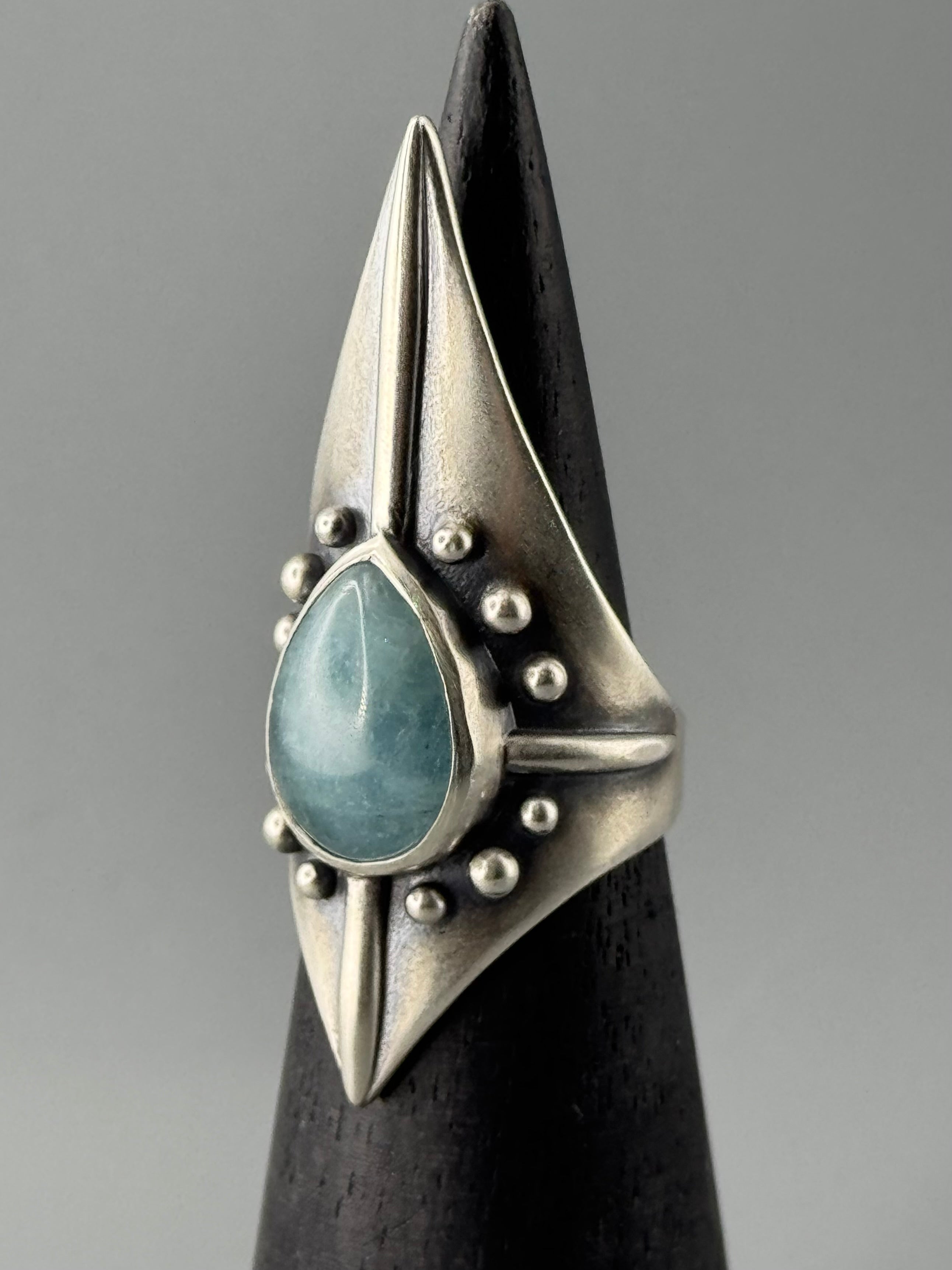•AVALON• aquamarine + silver ring