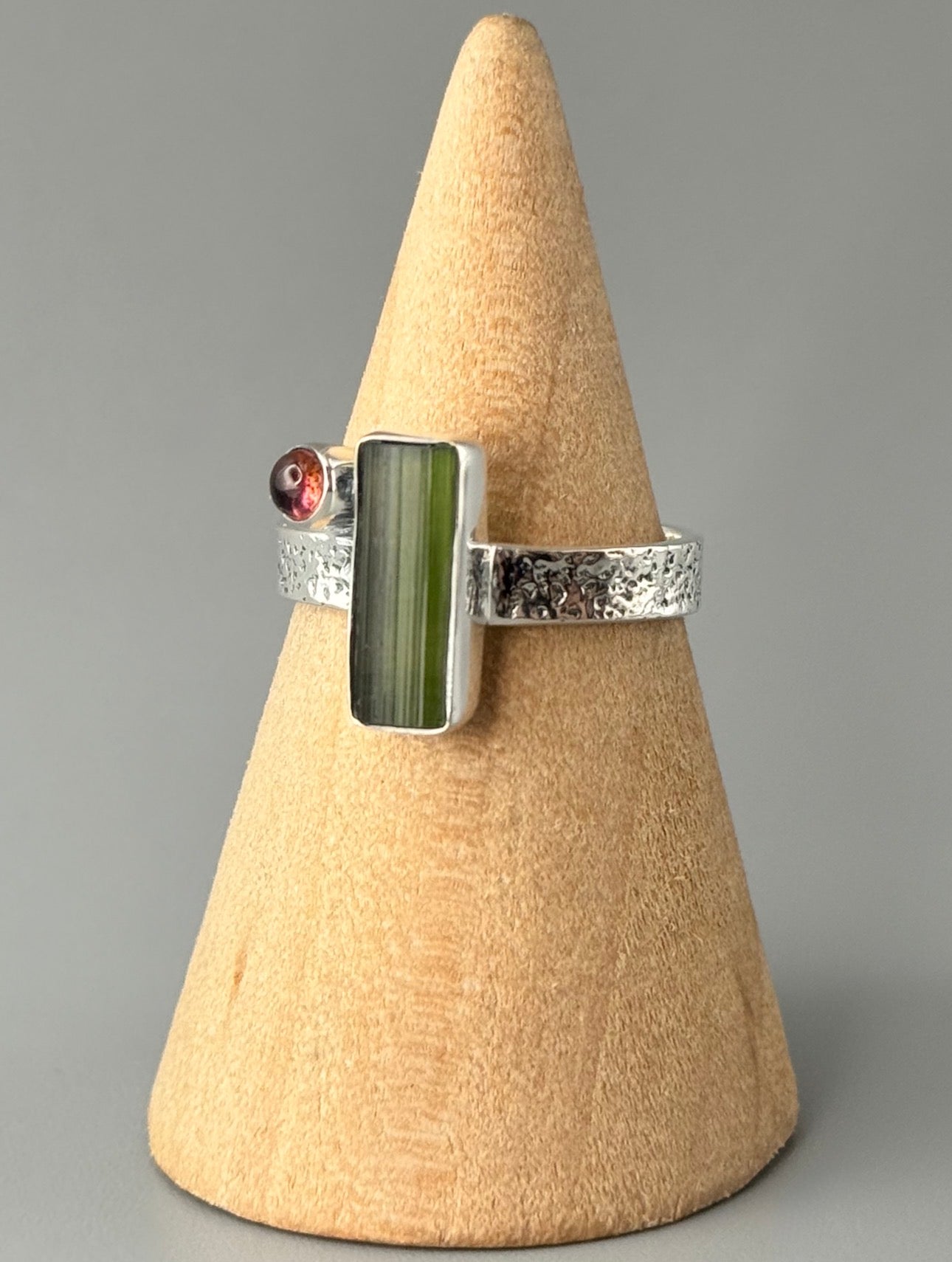 •TOURMALINE - LIL' IO• sterling silver ring (various sizes)