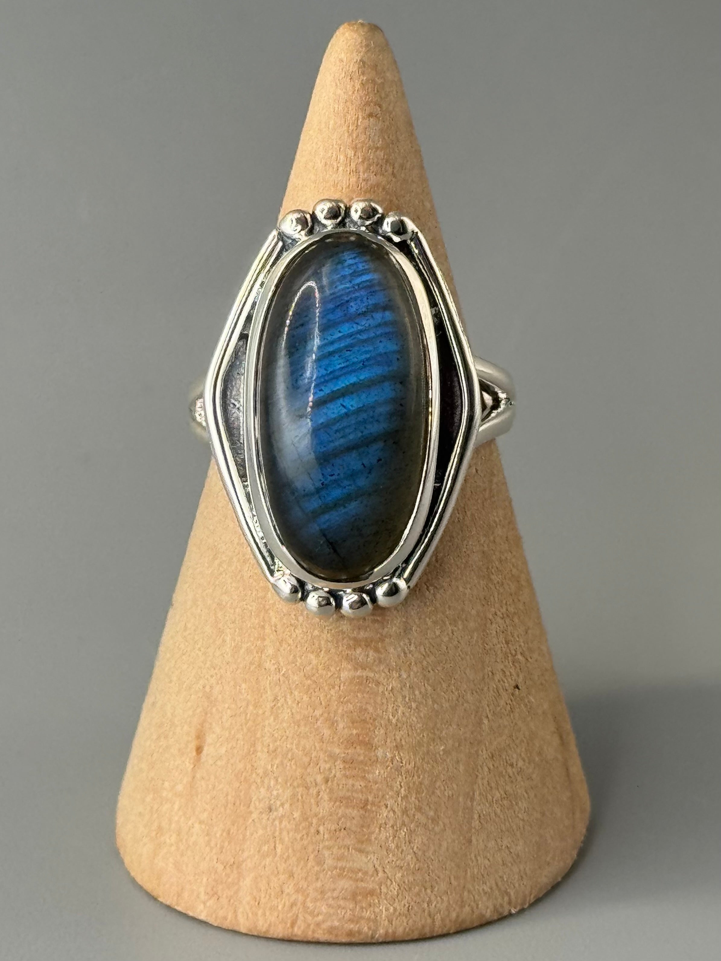 •LABRADORITE - POLARITY• sterling silver ring (various sizes)