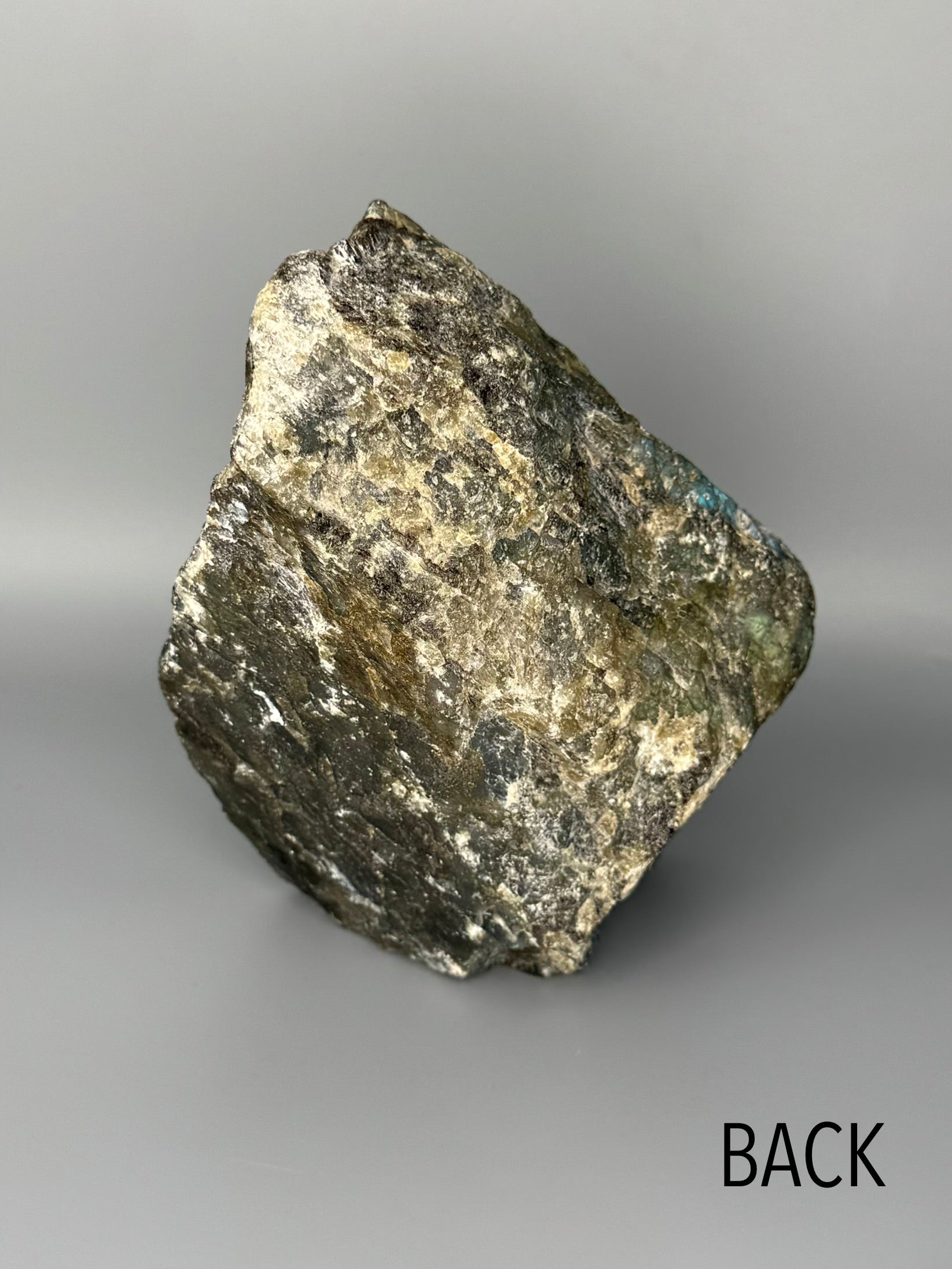 •LABRADORITE• half polished freeform