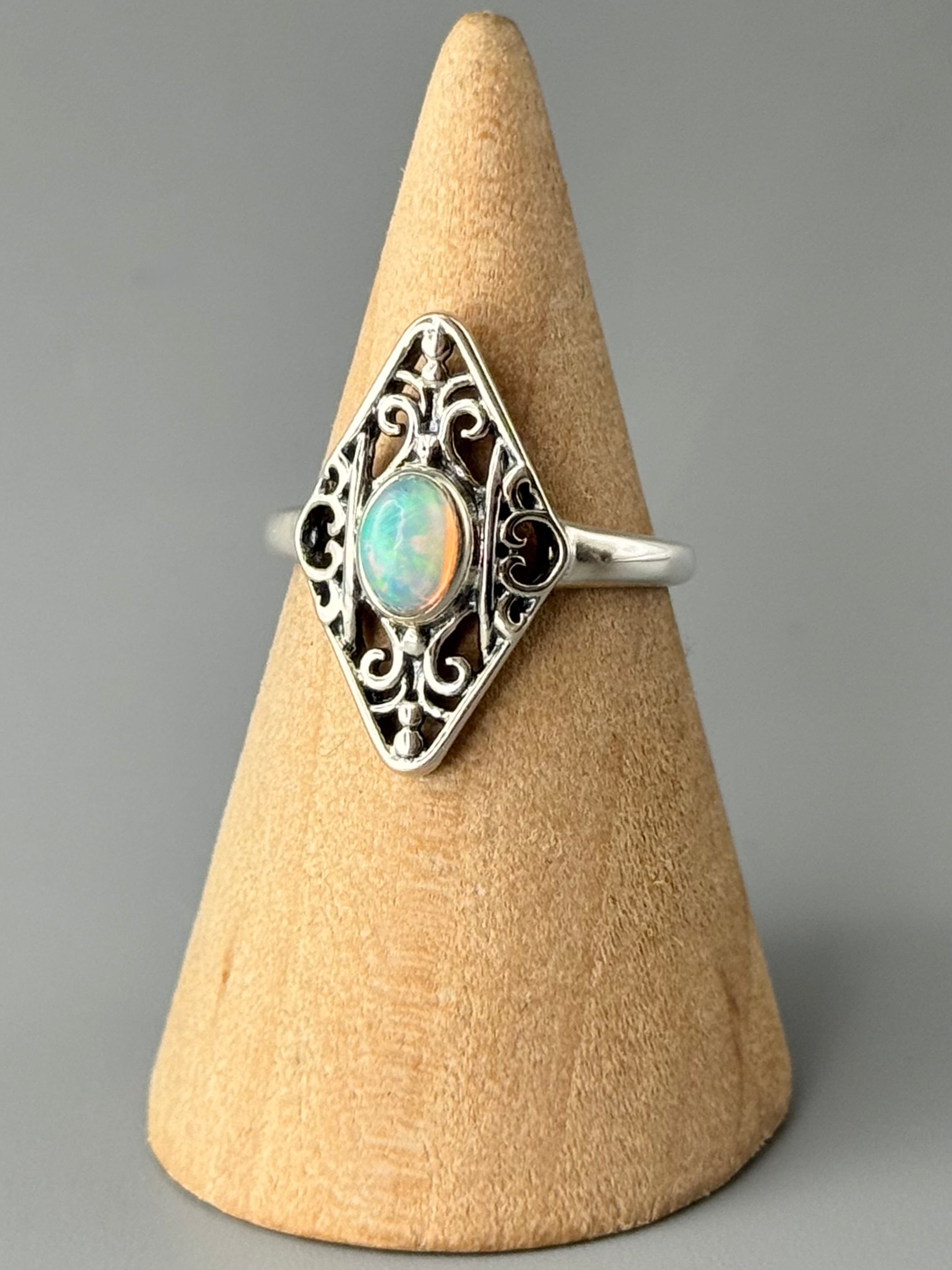•ETHIOPIAN OPAL - MORIA• sterling silver ring (various sizes)
