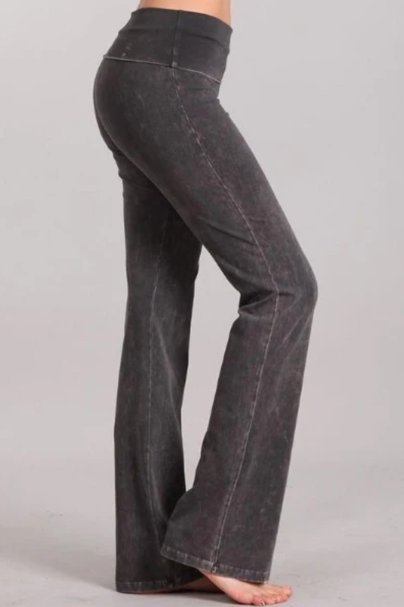 •BOWIE• cotton blend bootcut pants (USA)