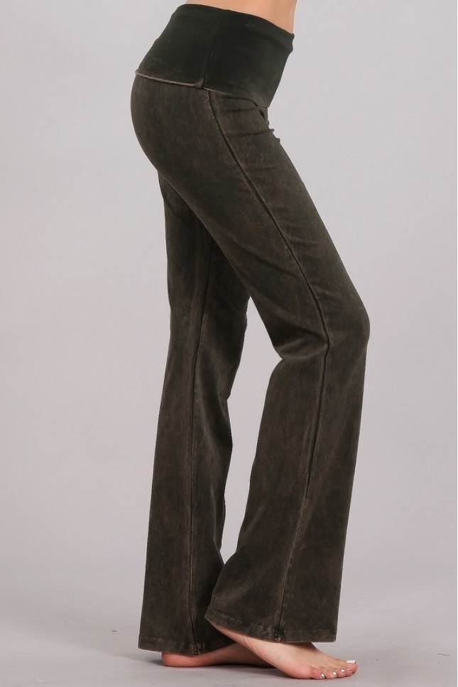 •BOWIE• cotton blend bootcut pants (USA)
