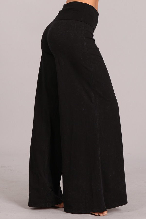 •BIANCA• cotton blend wide leg pants (USA)