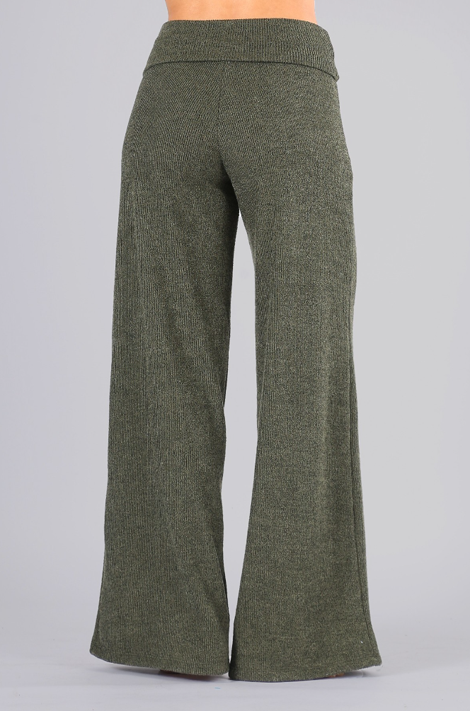 •BIANCA• hacci melange wide leg pants (USA)