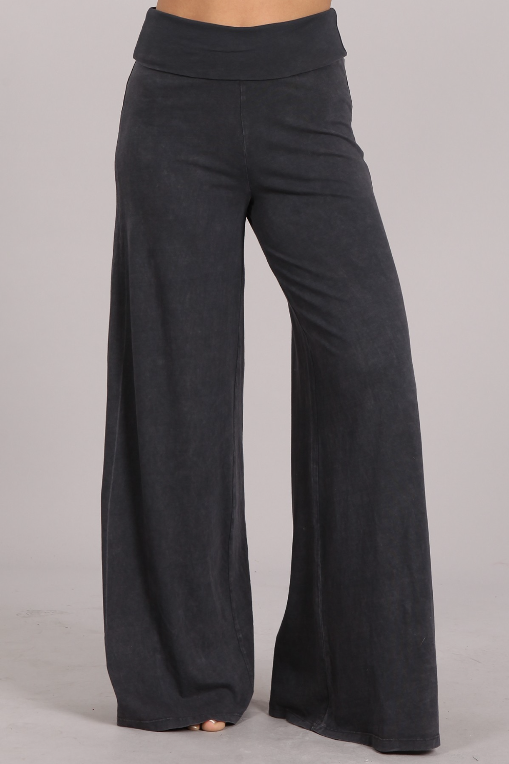 •BIANCA• cotton blend wide leg pants
