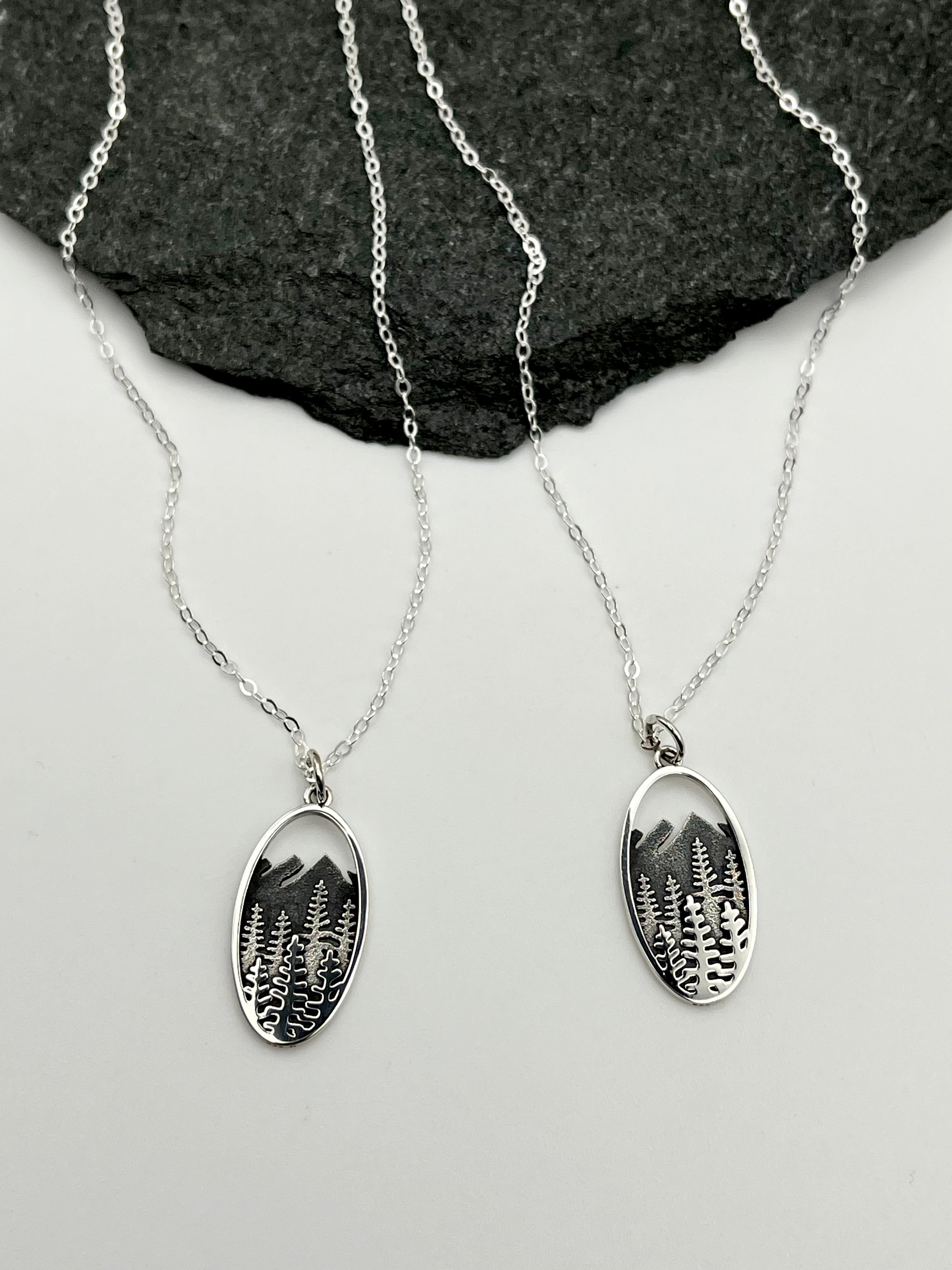 •BLUE RIDGE• silver necklace