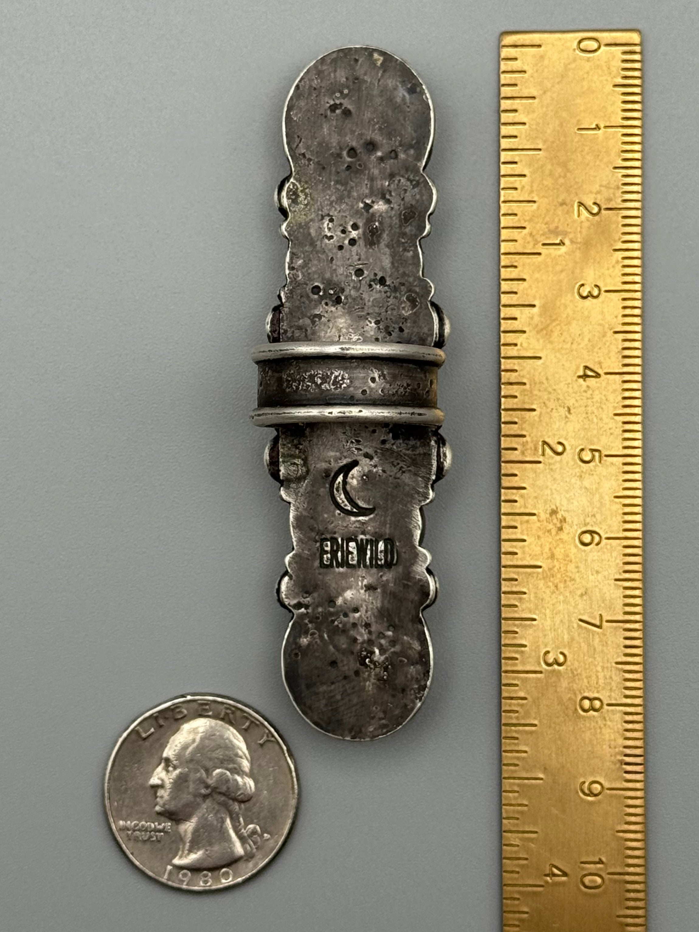 •CAIRN• mexican fire opal + silver ring (size 8.5)