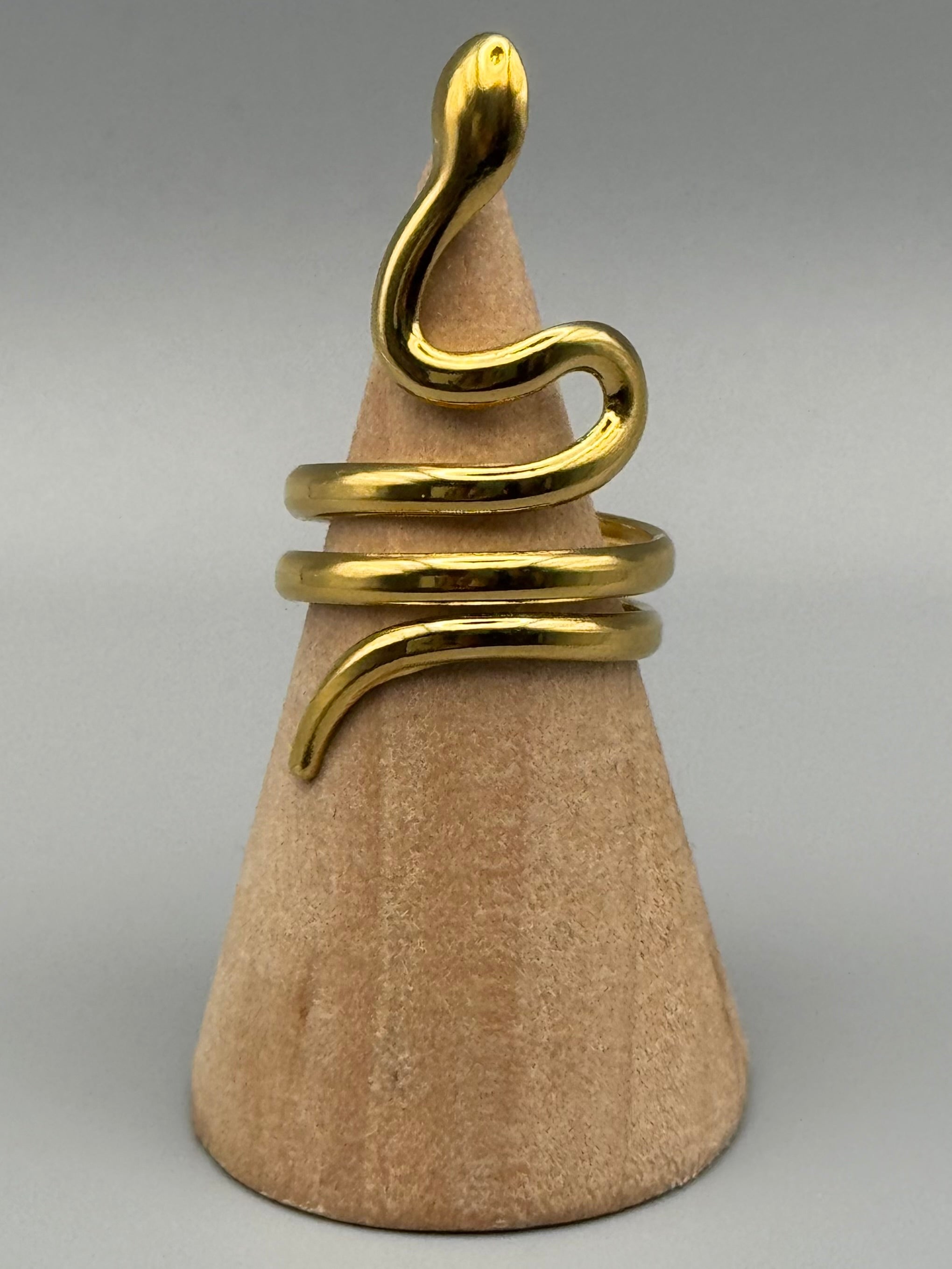 •SERPENT• adjustable brass ring