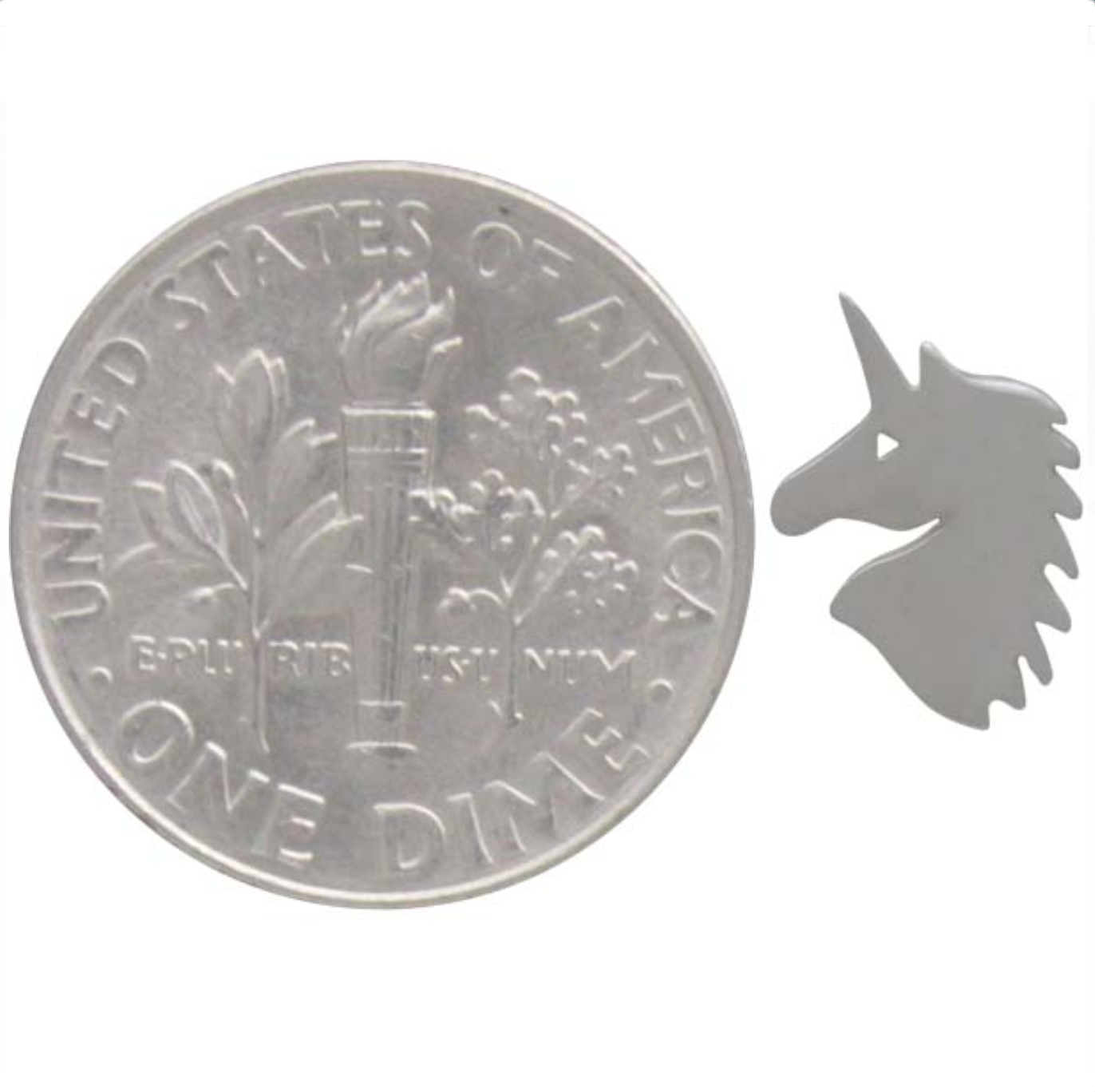 •LIL' UNICORN• recycled silver stud earrings
