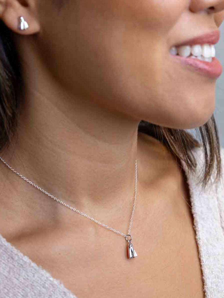 •LIL' GHOST• recycled silver necklace