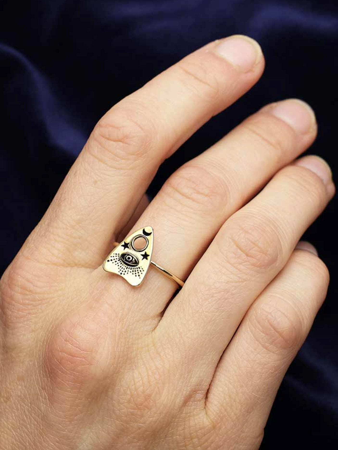 •PLANCHETTE• bronze ring