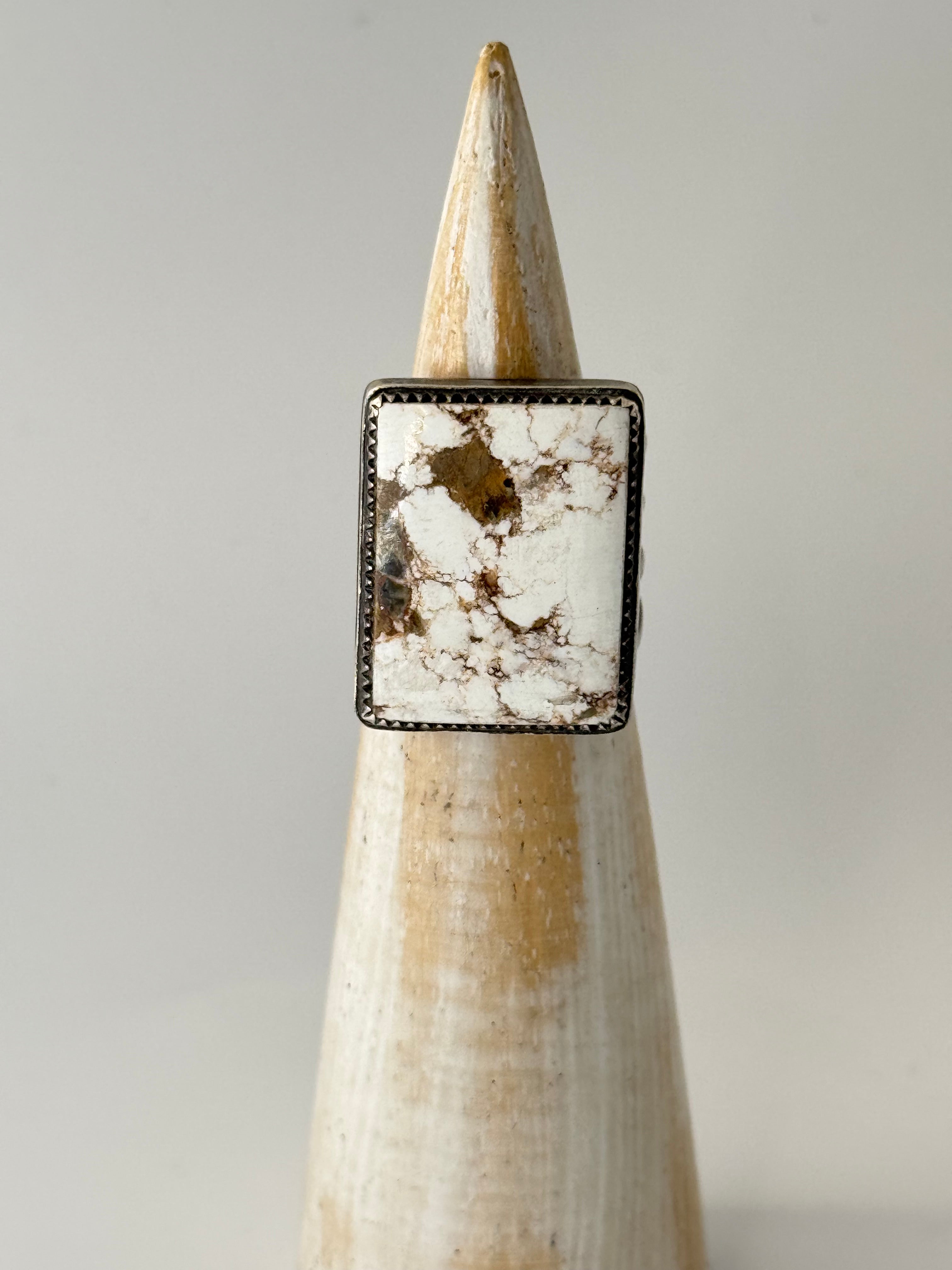 •MESA• wild horse + silver ring (size 7.25)