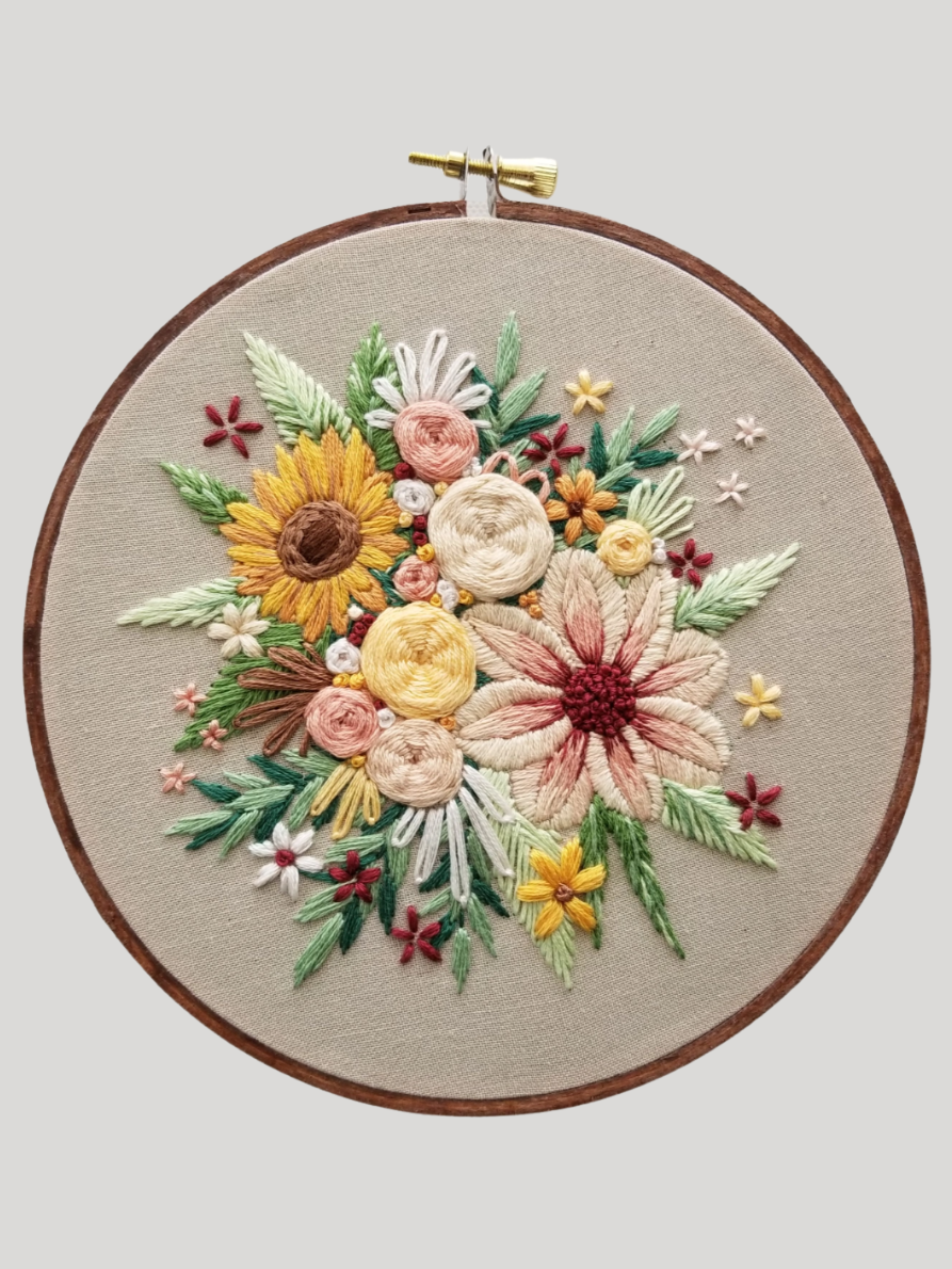 •FLORAL HARVEST• beginner-ish friendly embroidery kit