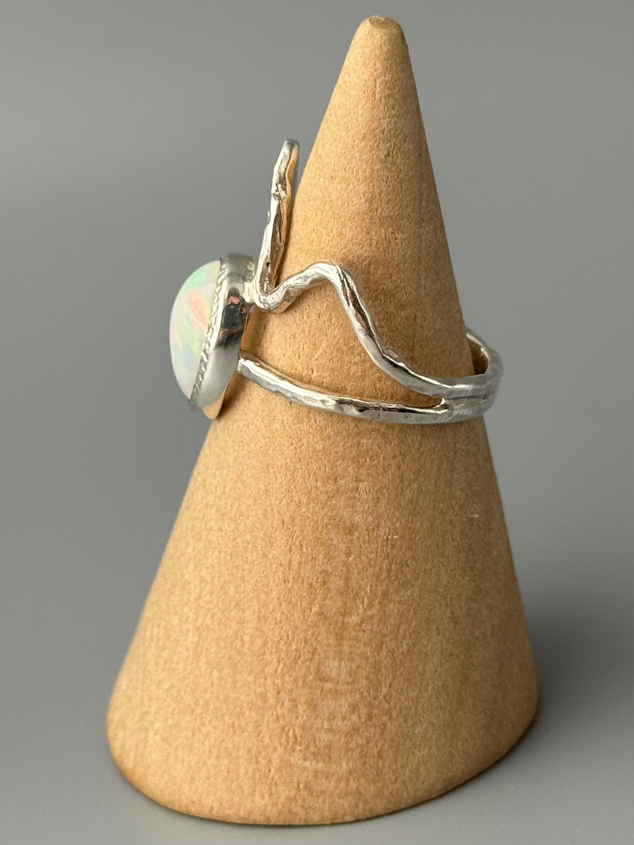 •ETHIOPIAN OPAL - RIDGELINE• silver ring (various sizes)