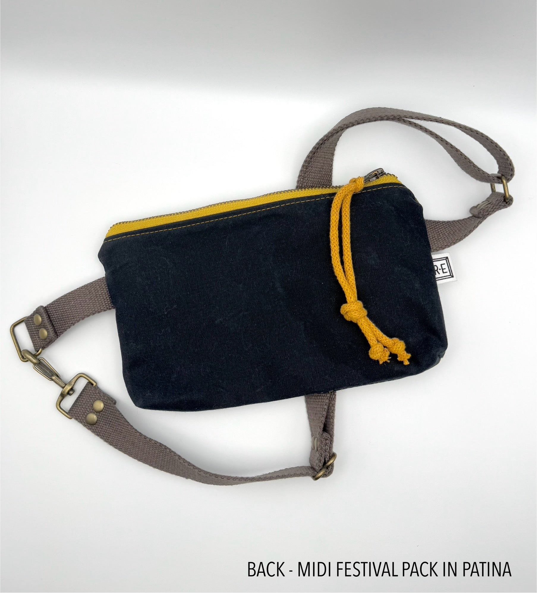 •MIDI PACK - AMANITA• waxed canvas fanny/crossbody