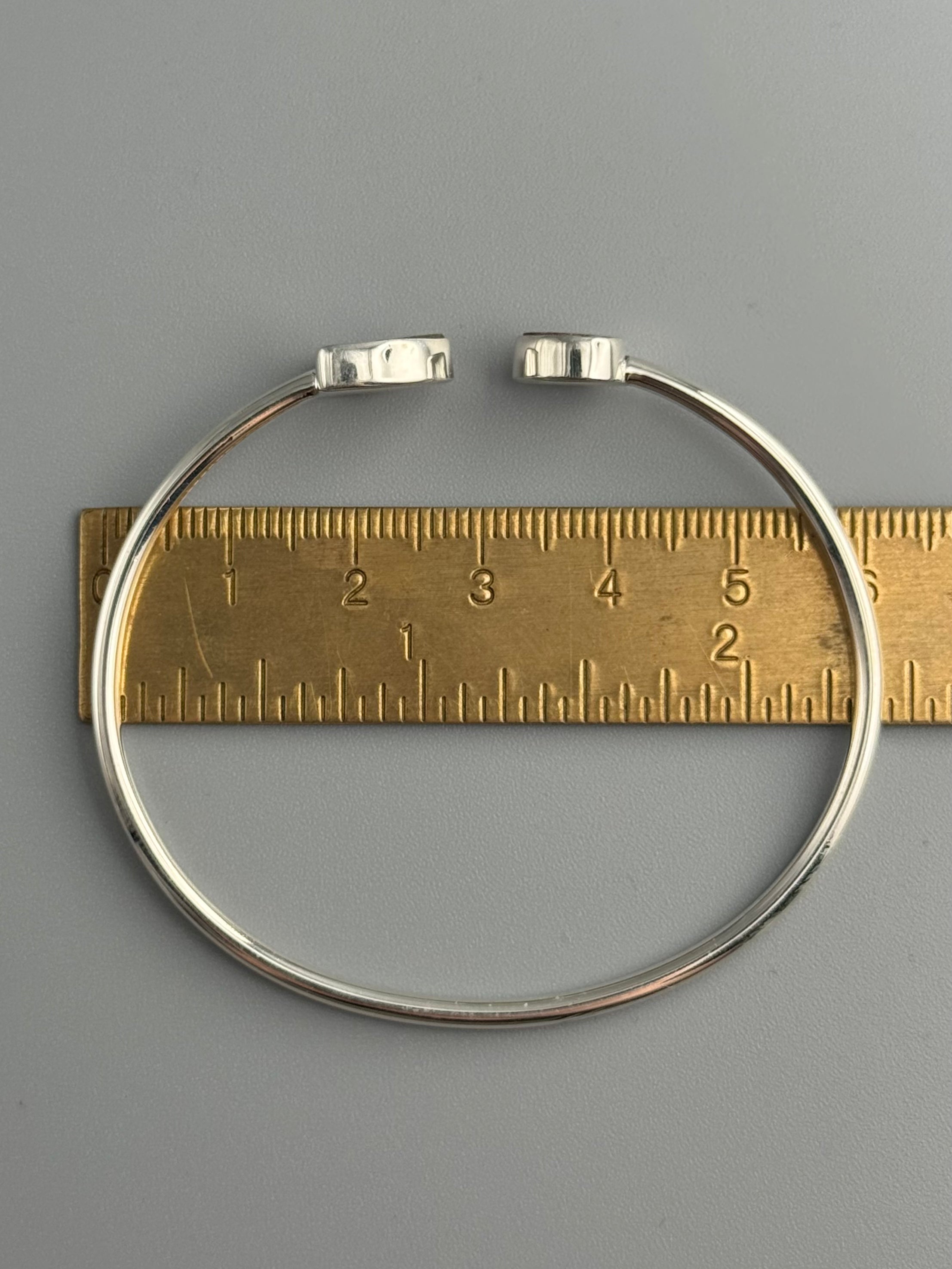 •ORGANIC FREEFORMS - 1• watermelon tourmaline + silver twist-on cuff bracelet