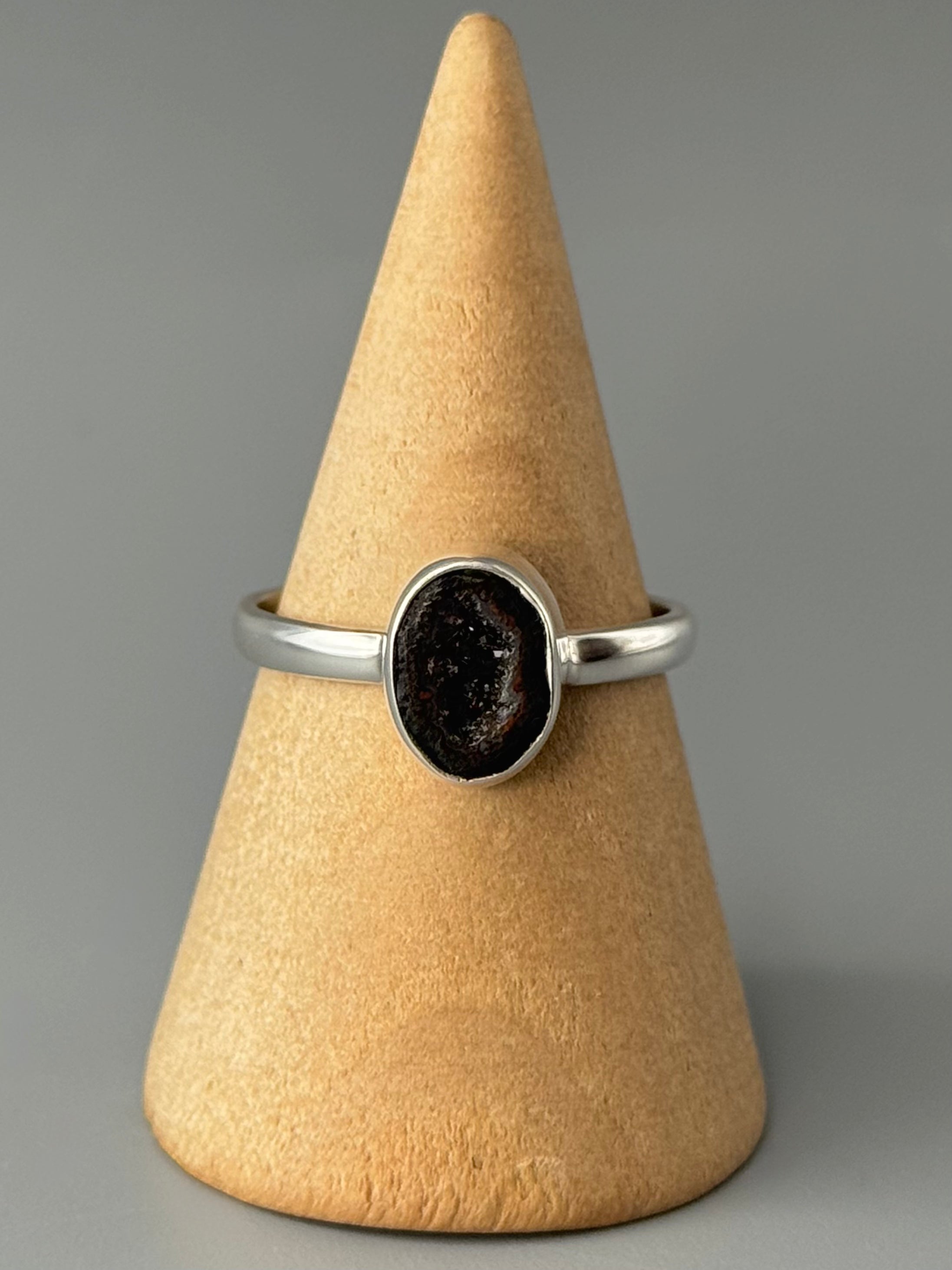•COCONUT DRUZY - OVAL• sterling silver ring (various sizes)