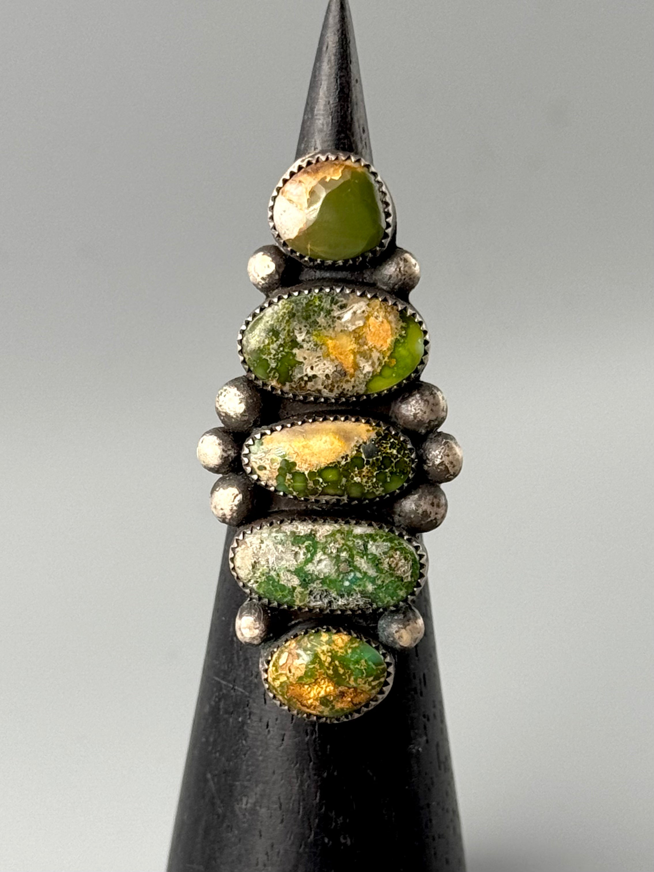 •CAIRN• hubei turquoise + silver ring (size 8)