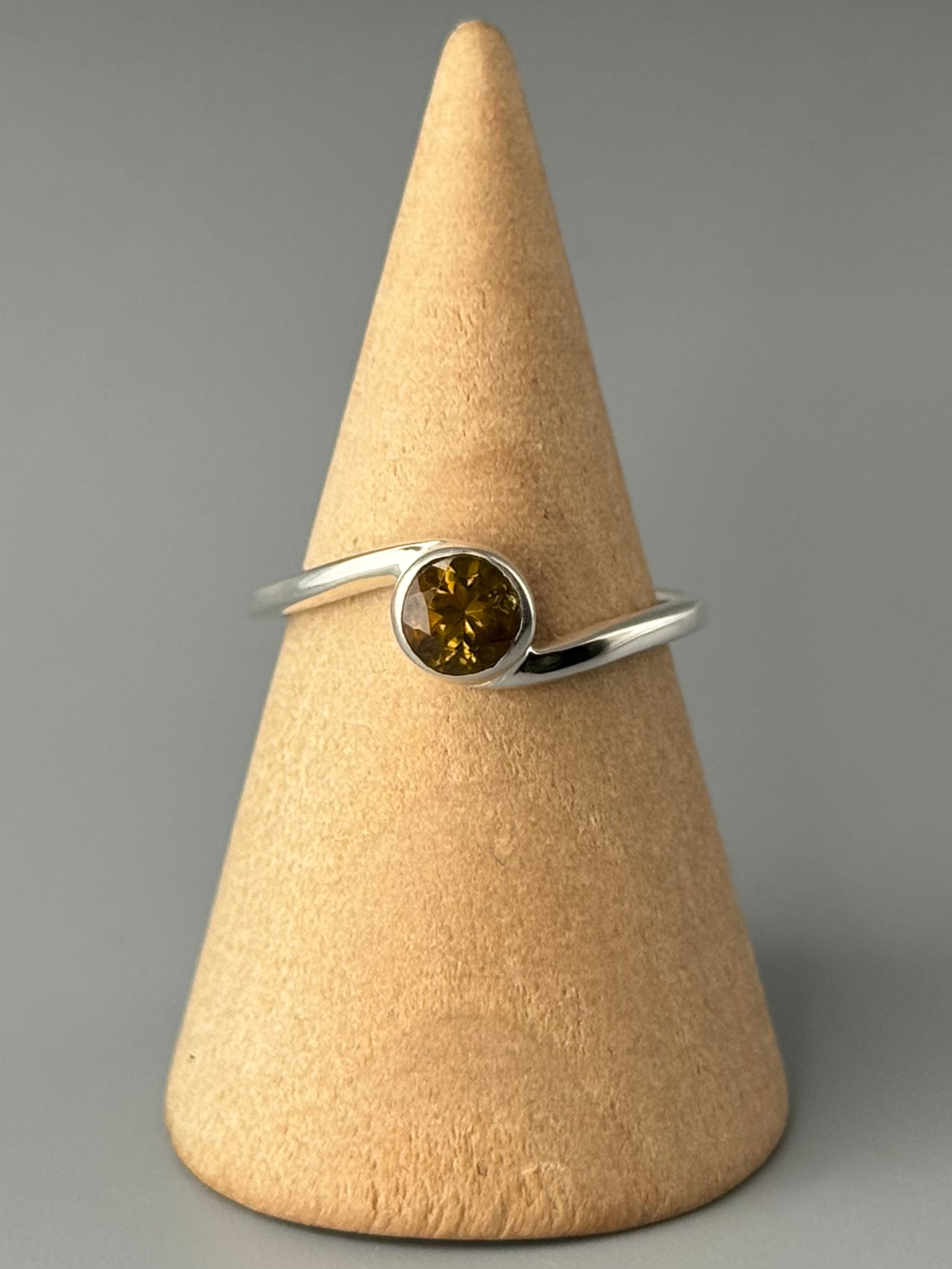 •TOURMALINE - VORTEX• sterling silver ring (size 9.25)
