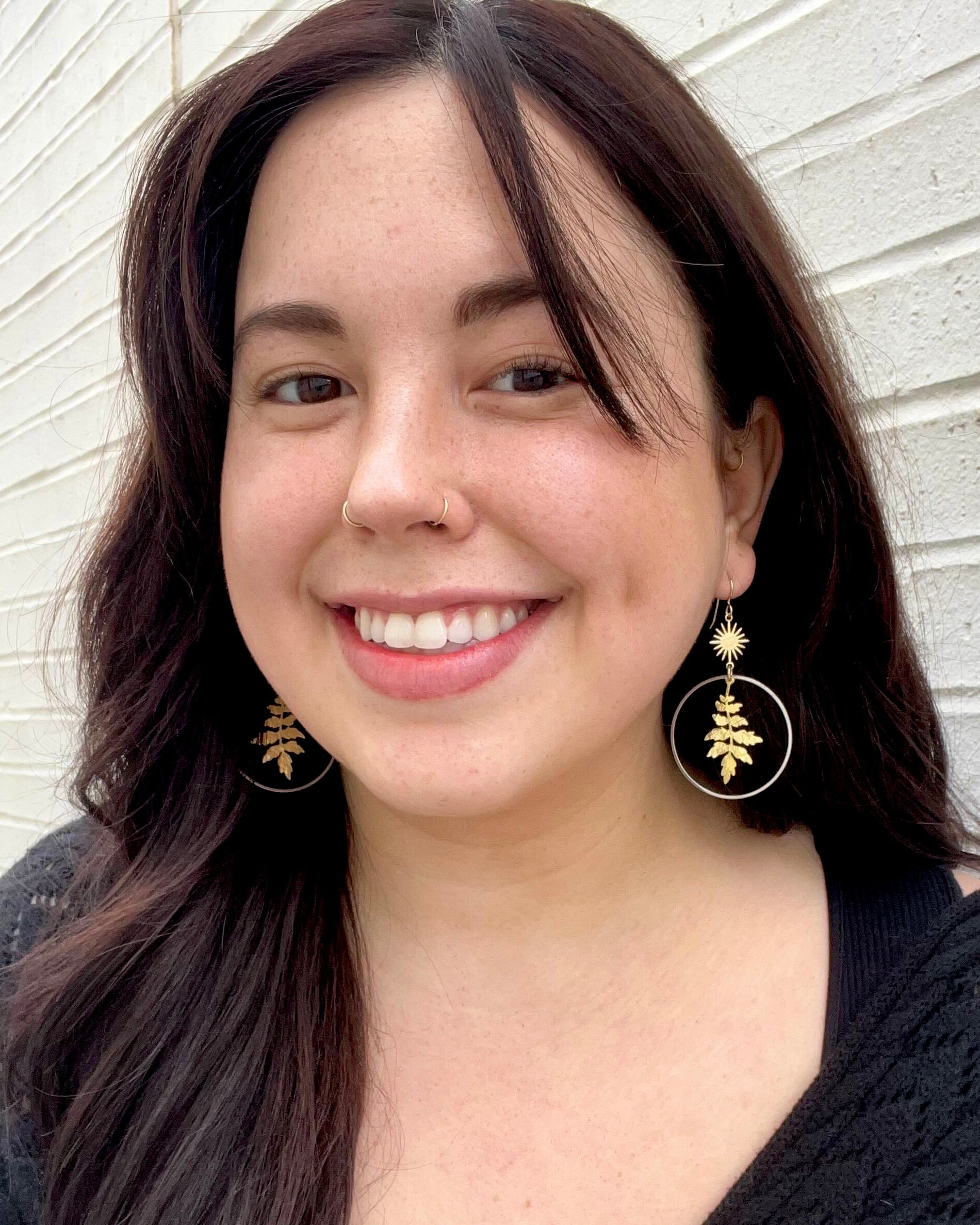 •FLORESTA SOL• mixed metal dangle earrings