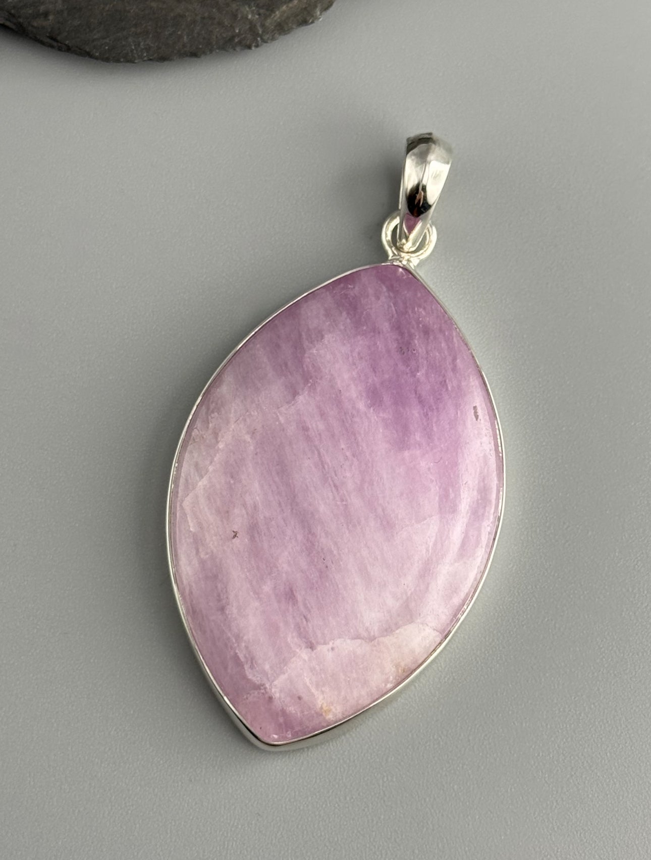 •KUNZITE - MARQUISE• sterling silver pendant